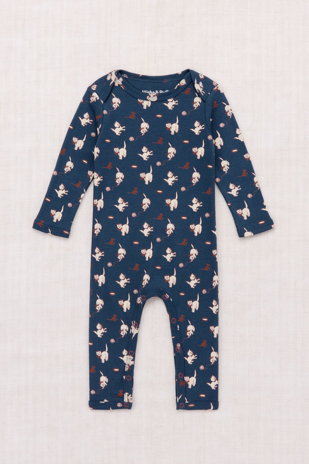 Misha & Puff BABY JUMPSUIT (MOONLIGHT CAT & MOUSE) 26wi Drop1
