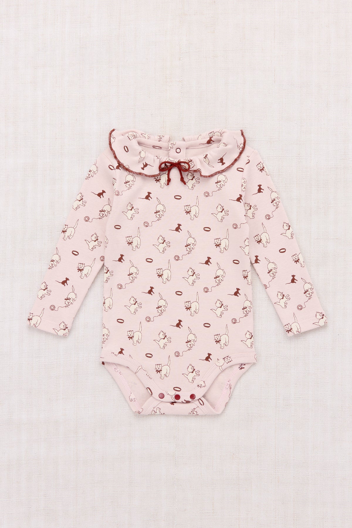 Misha & Puff BABY PATTIE ONESIE (CANDYFLOSS CAT & MOUSE) 26wi Drop1