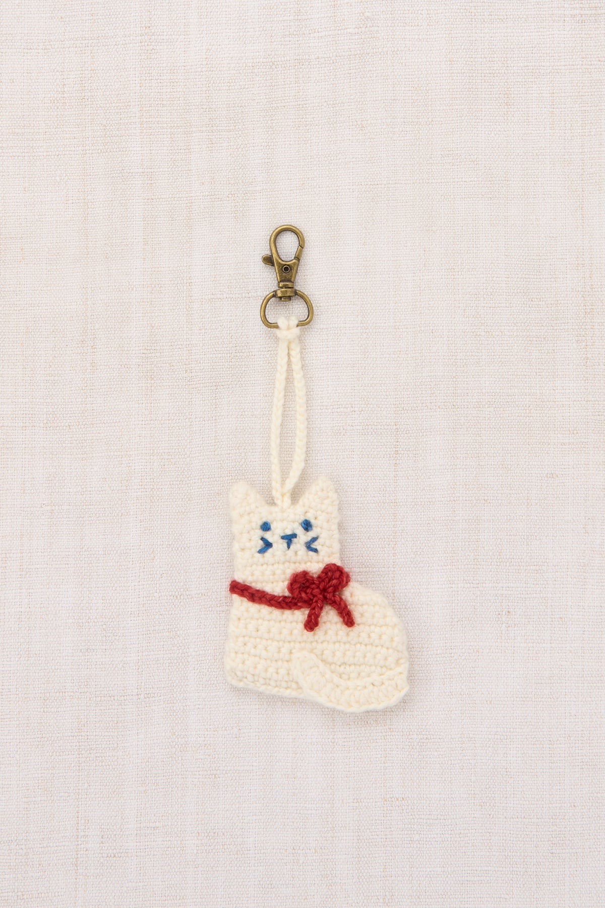 Misha & Puff KITTEN BAG CHARM (WINTER CREAM) 26wi Drop1