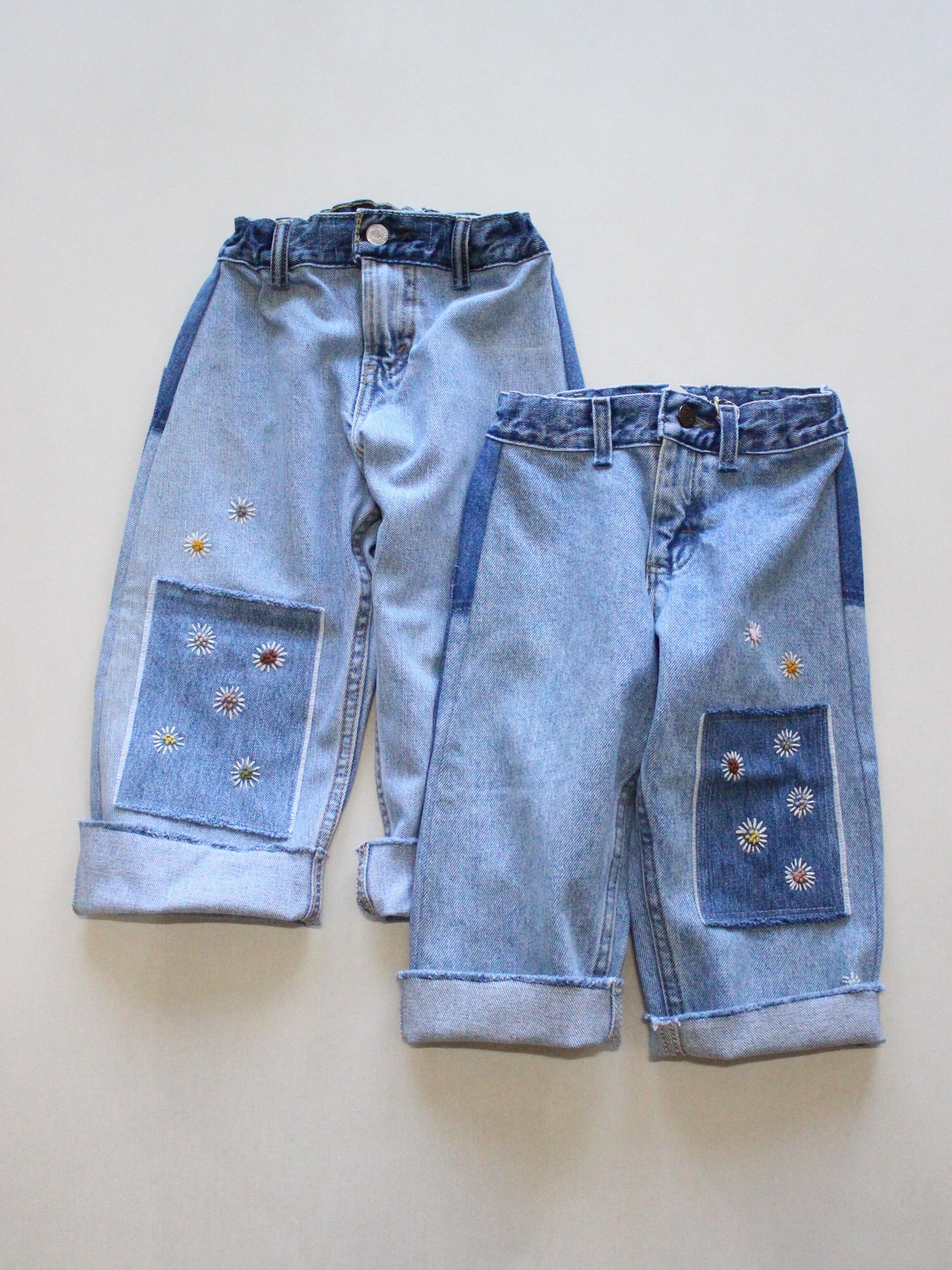 Wunderlang Wild Flower Jeans "The color is light"