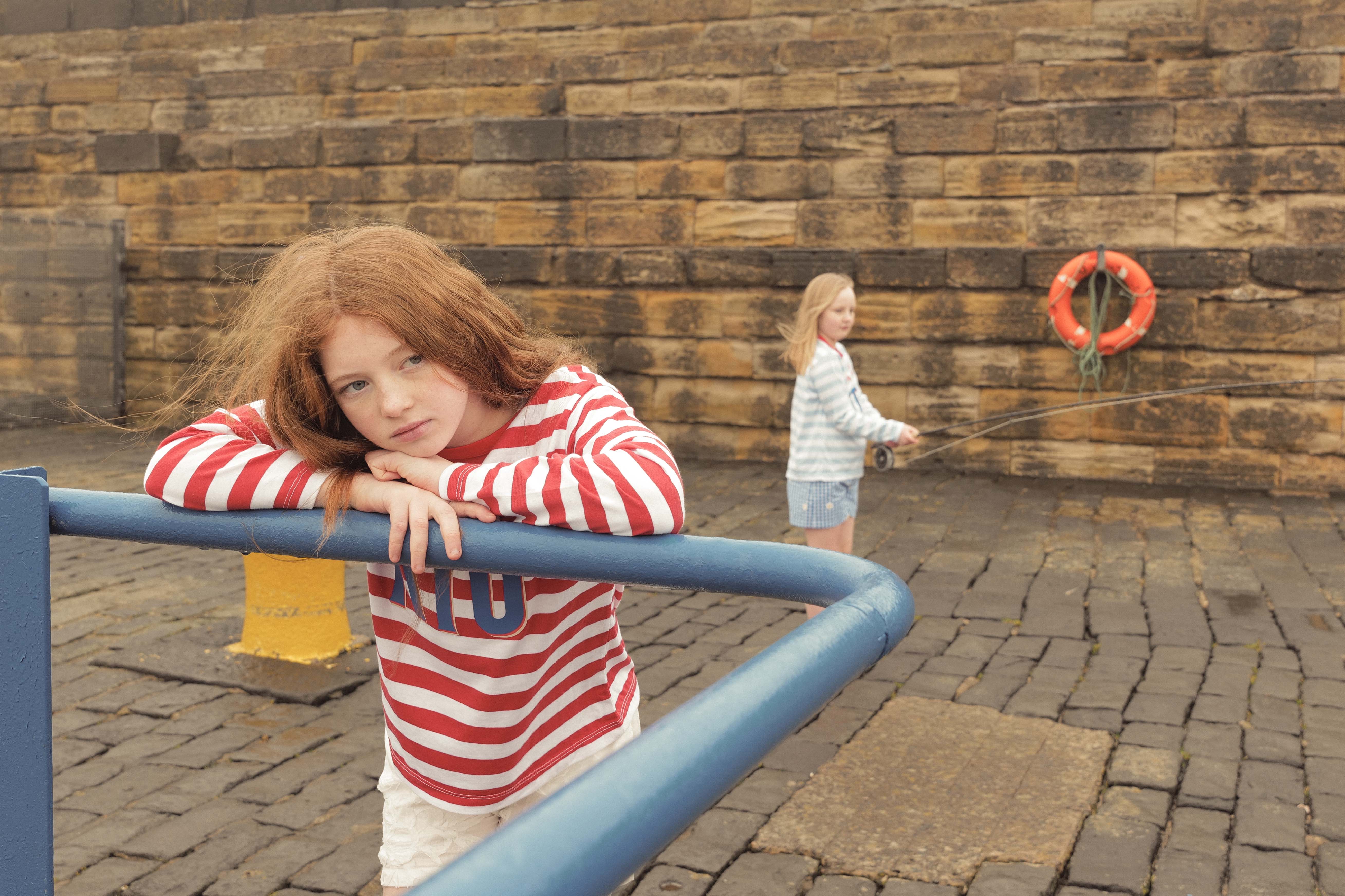 FISH & KIDS STRIPES LONG SLEEVES PINK STRIPES