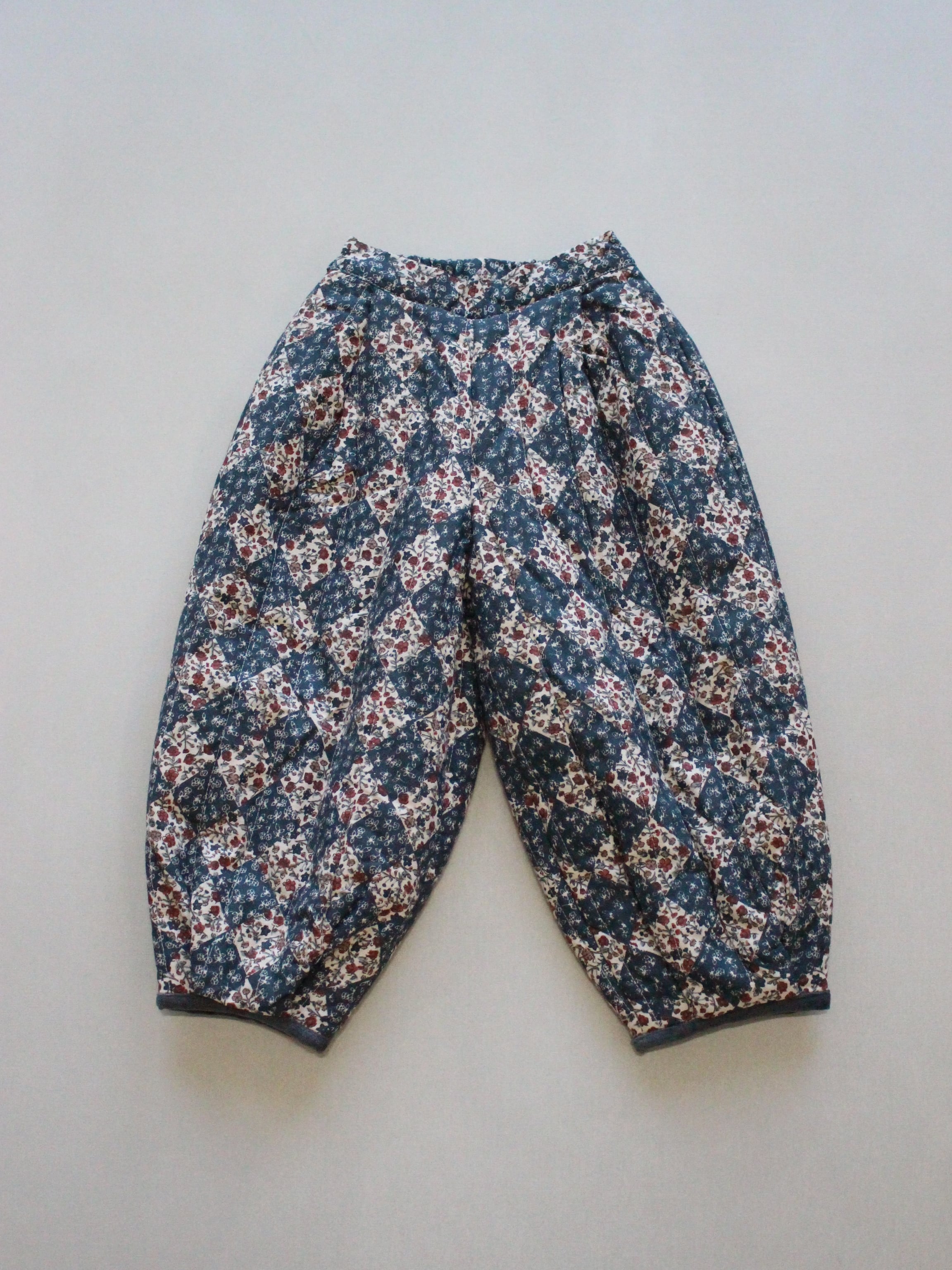 little cotton clothes Quilted Jessica Trousers Harlequin Floral