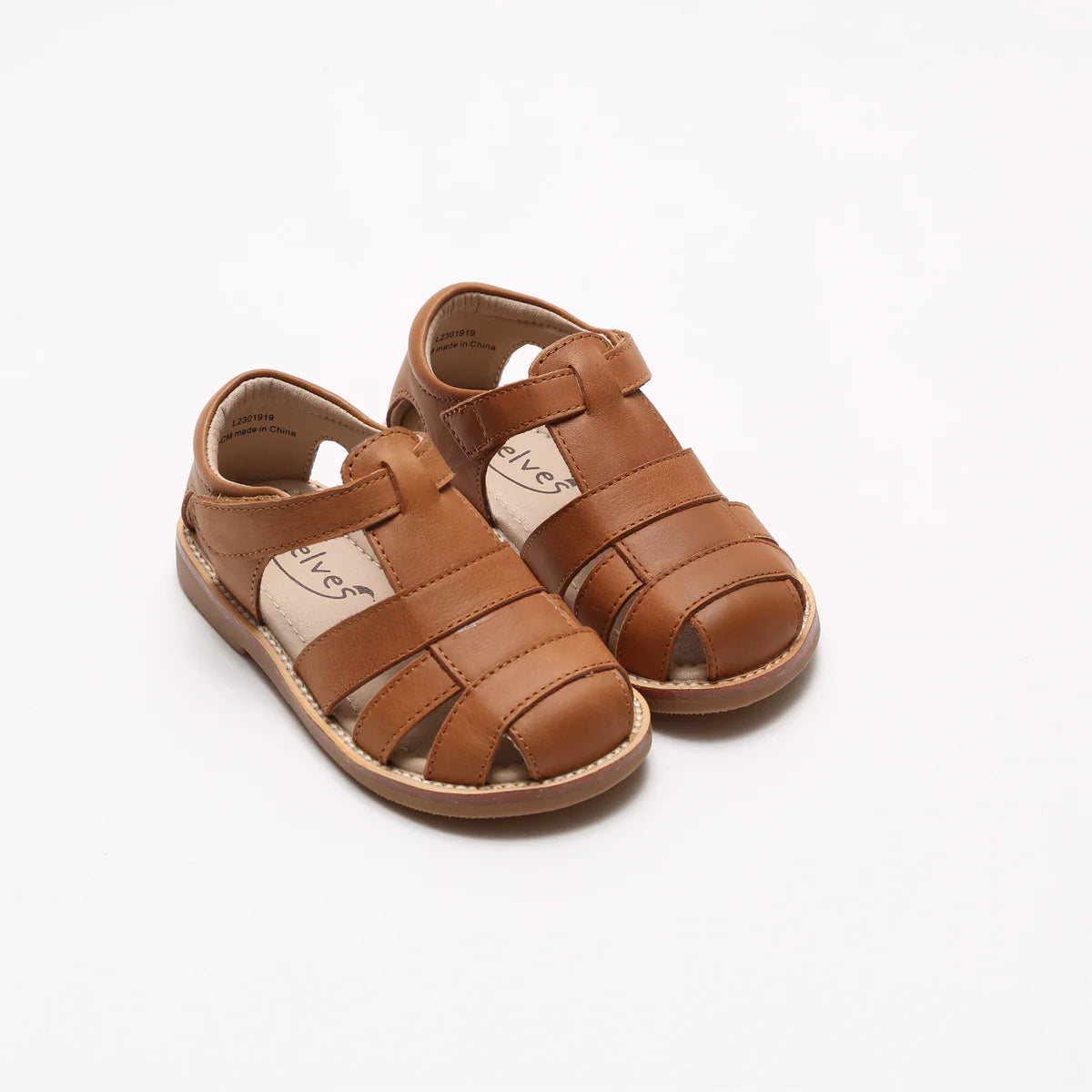 3elves 本革 グルカサンダル Brown