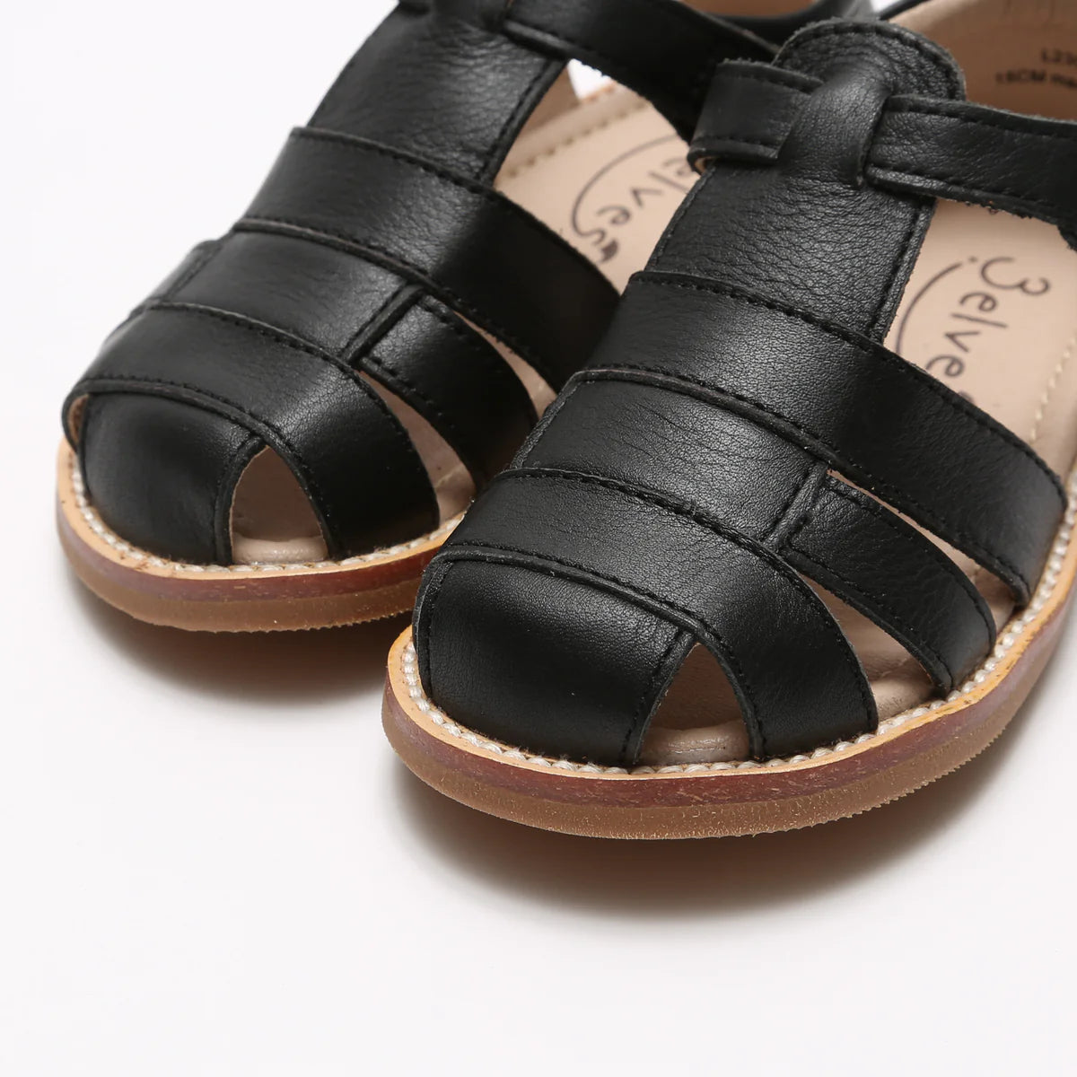 3elves 本革 グルカサンダル BLACK