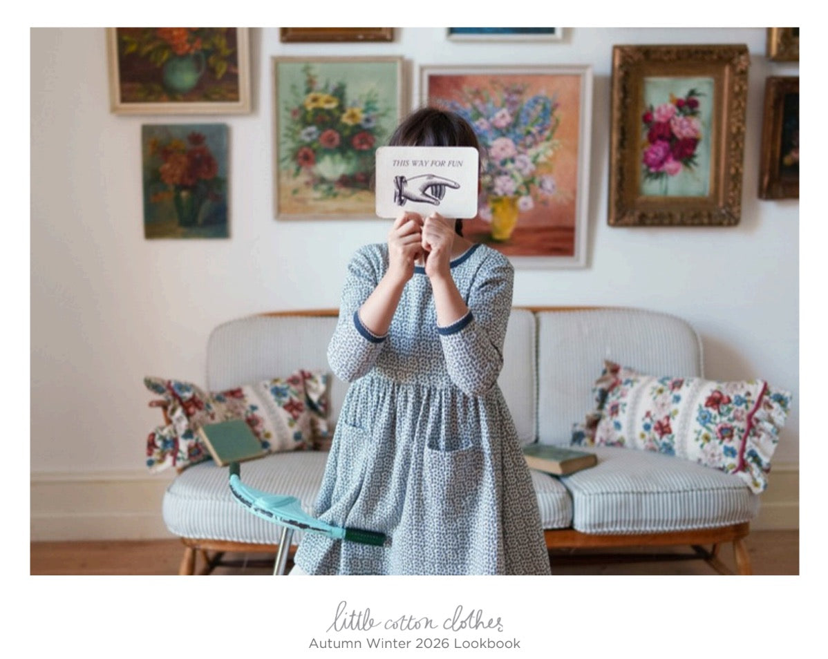 little cotton clothes Pointelle June Dress Briar Floral