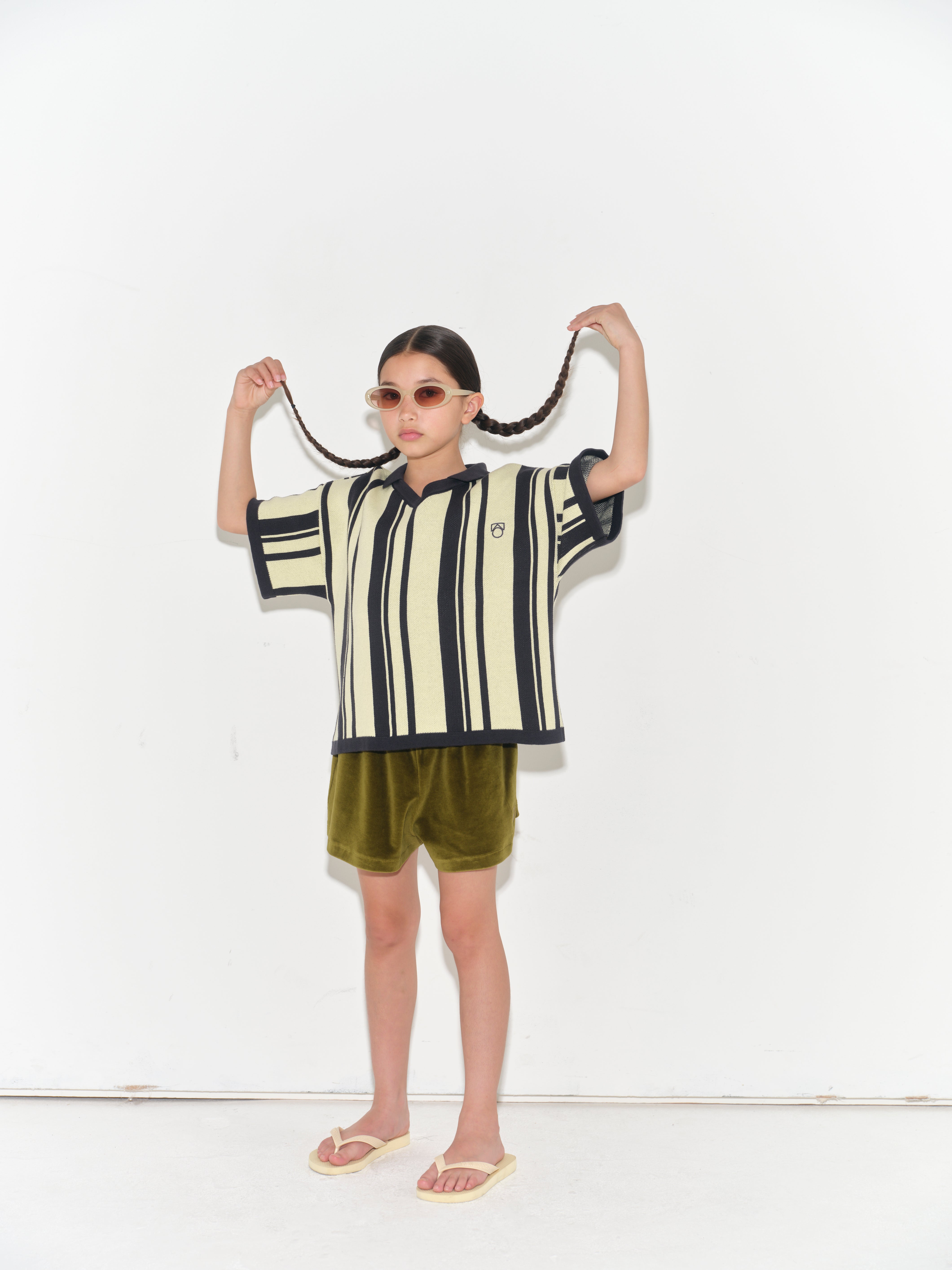 main story Track Short Avocado Velour