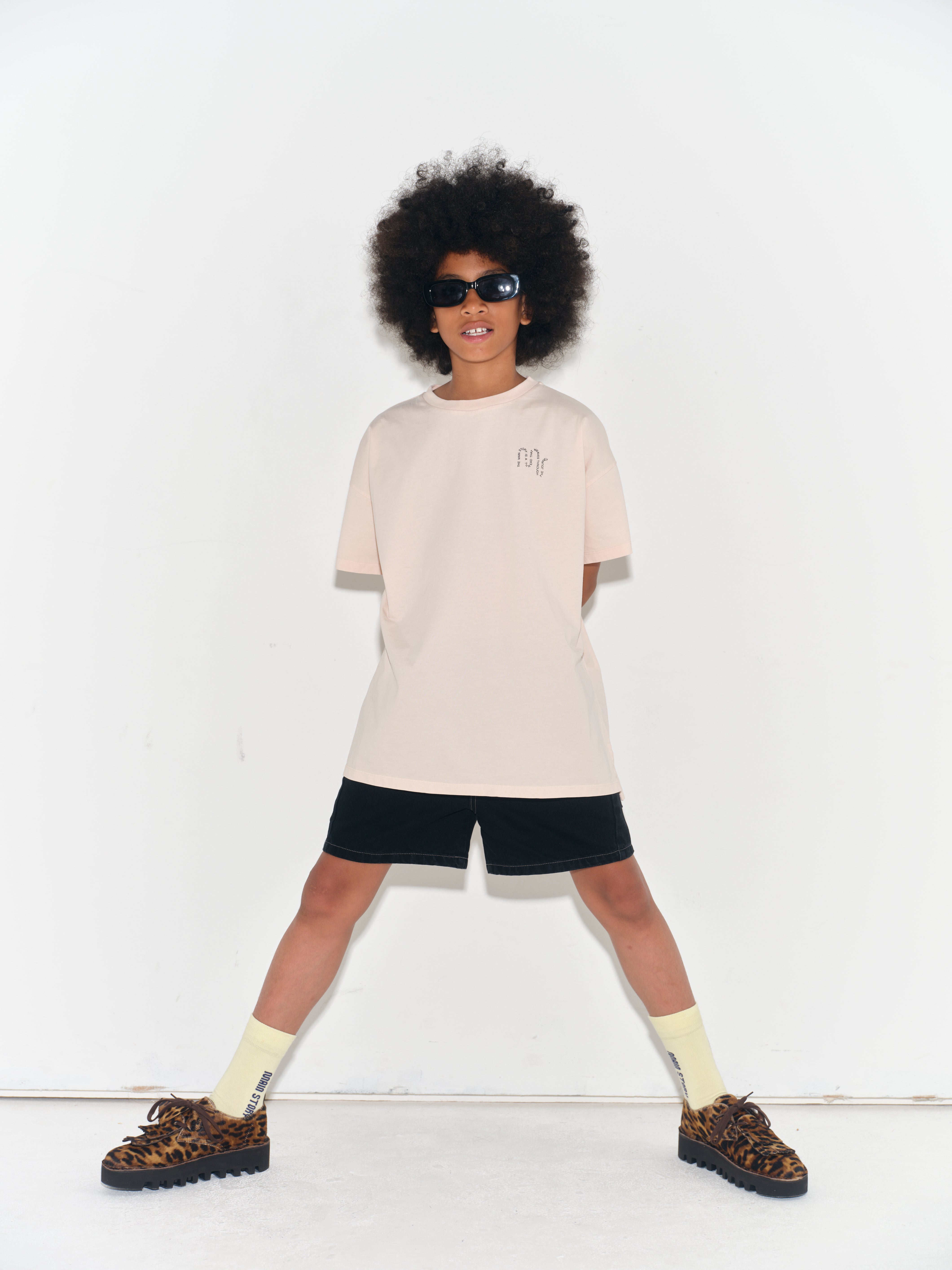 main story Oversized Tee Pink Tint