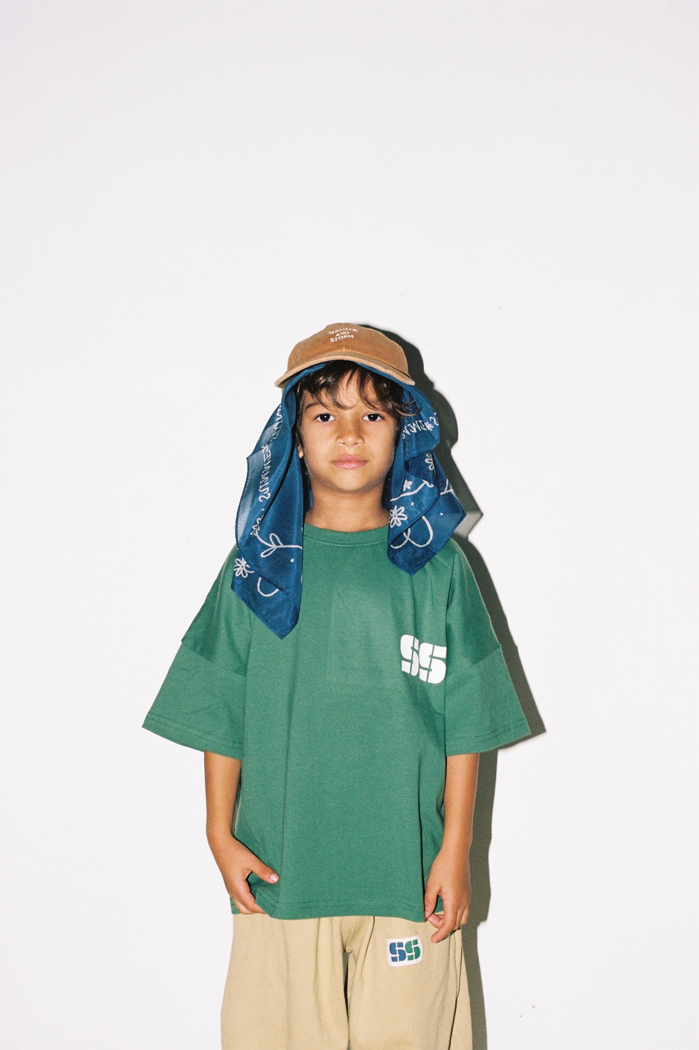 SUMMER and STORM OVERSIZED TEE - GREEN SS