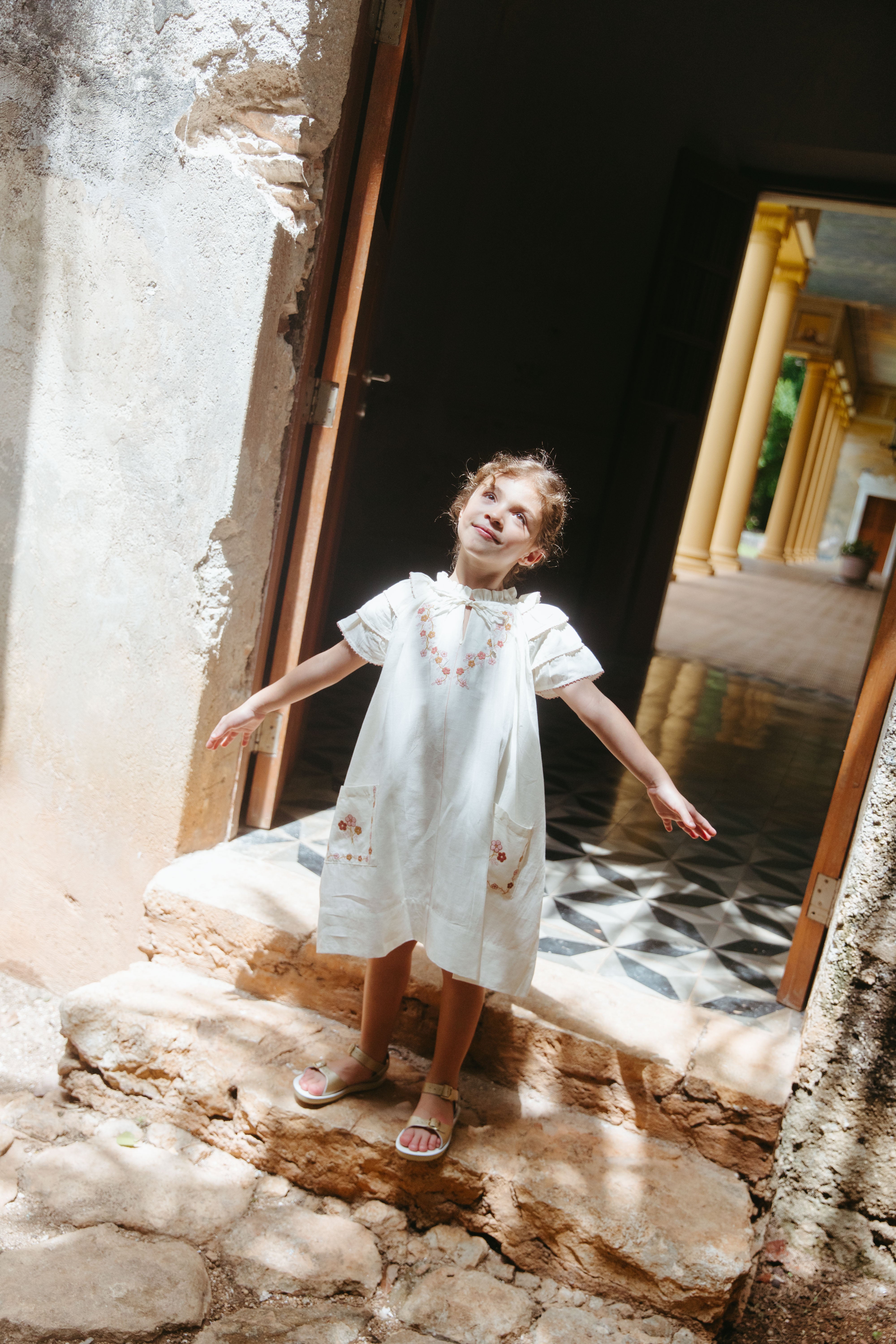 LALi Linnea Dress in Antique White
