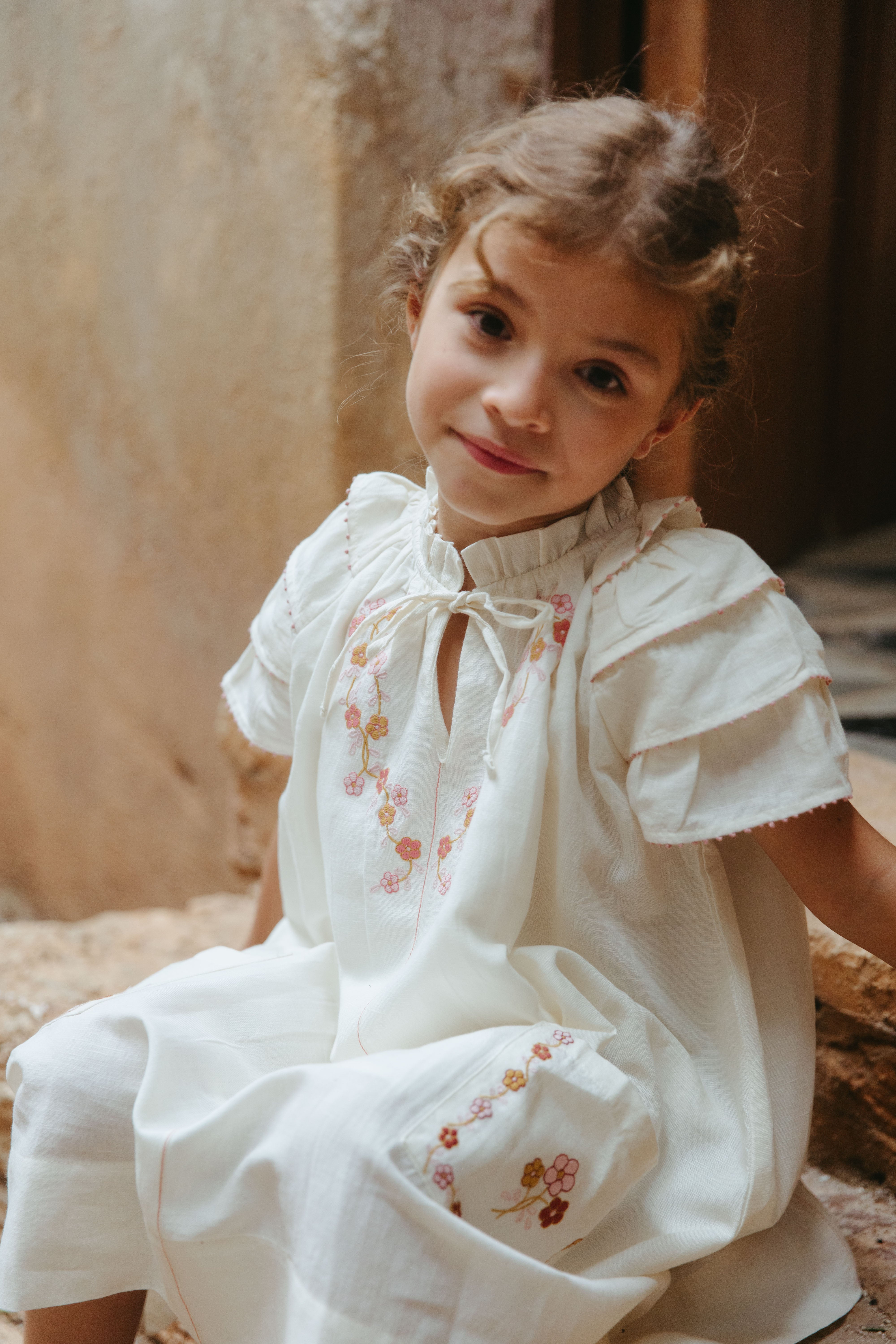 LALi Linnea Dress in Antique White