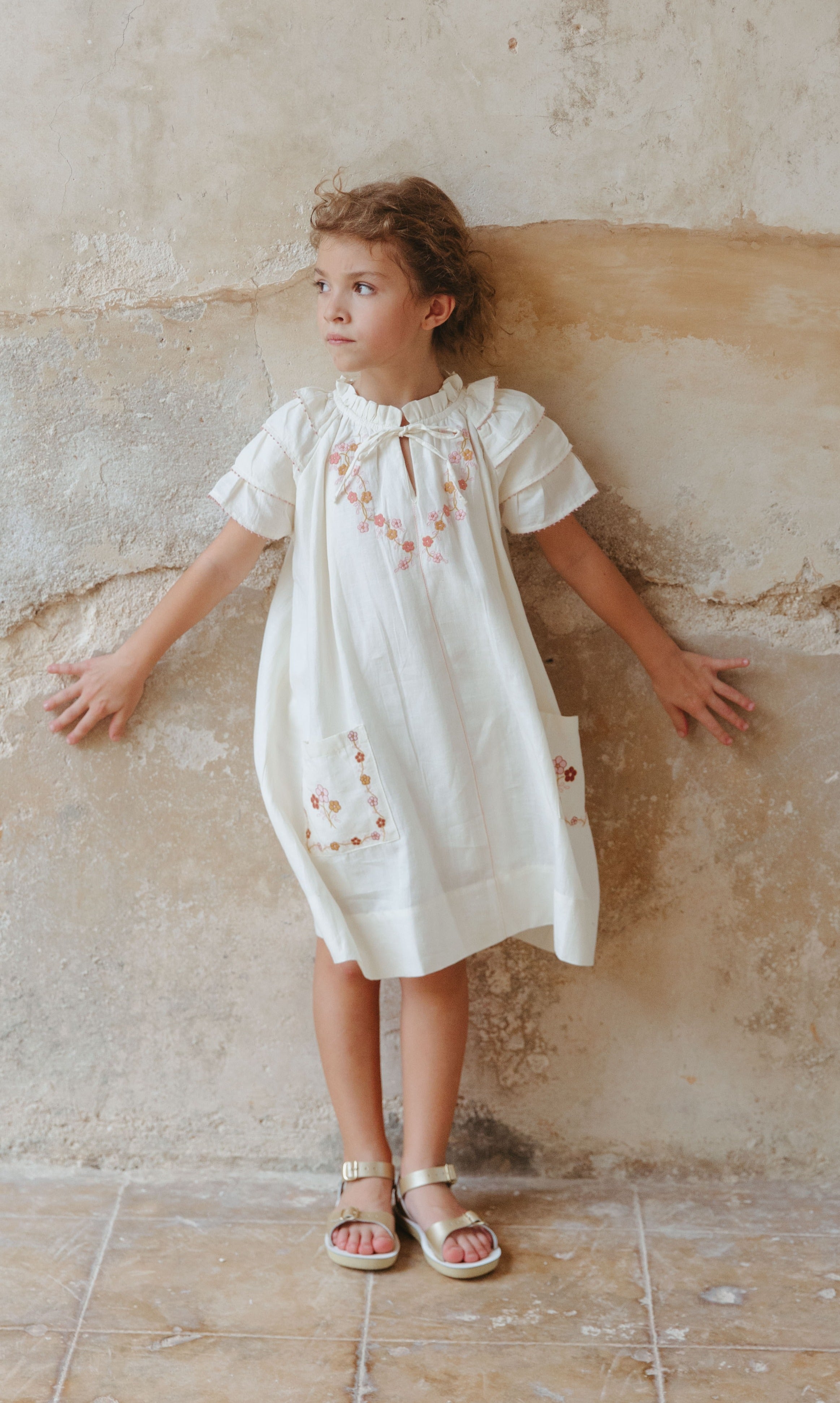 LALi Linnea Dress in Antique White