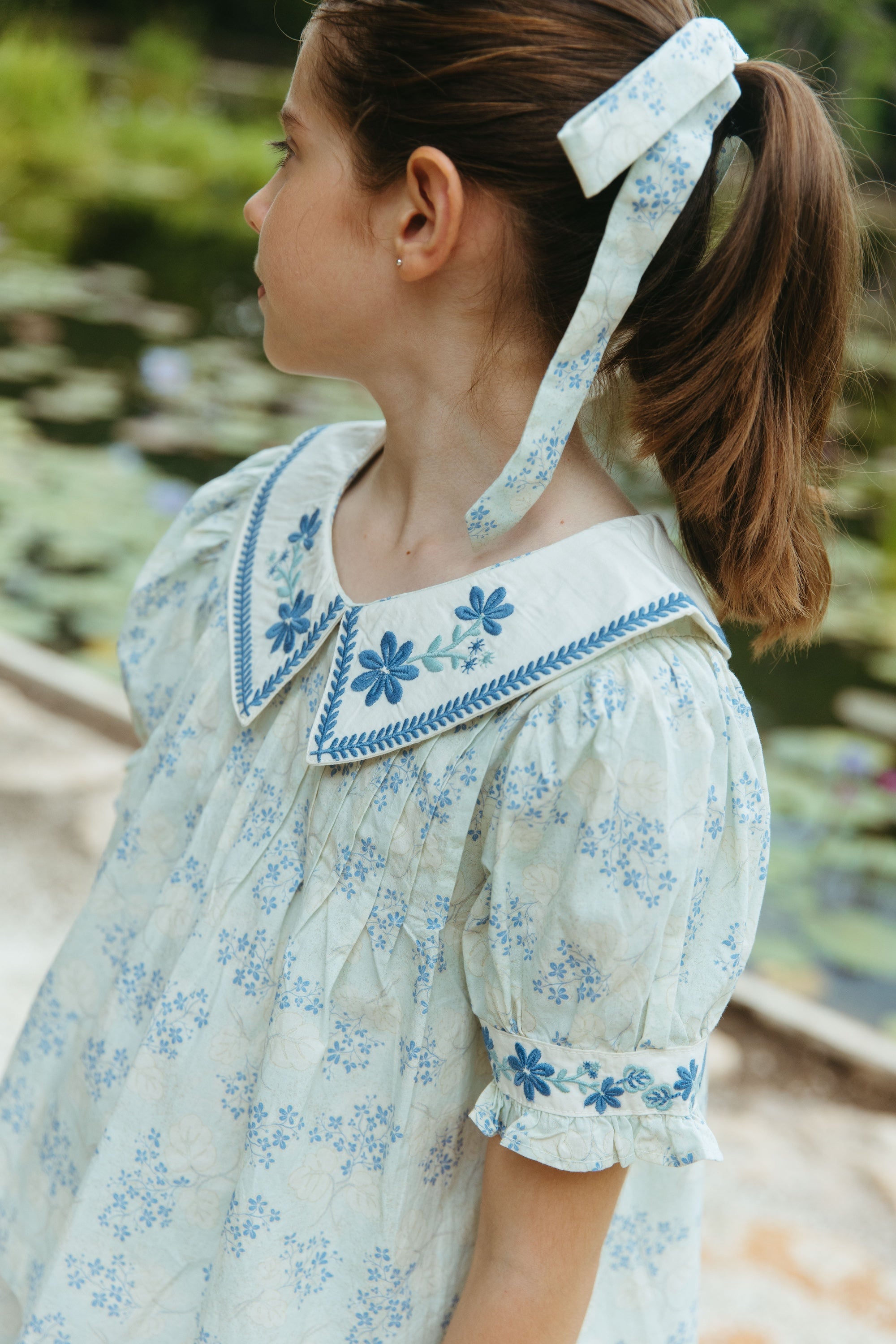 LALi Sofia Set in Minty Flower Print