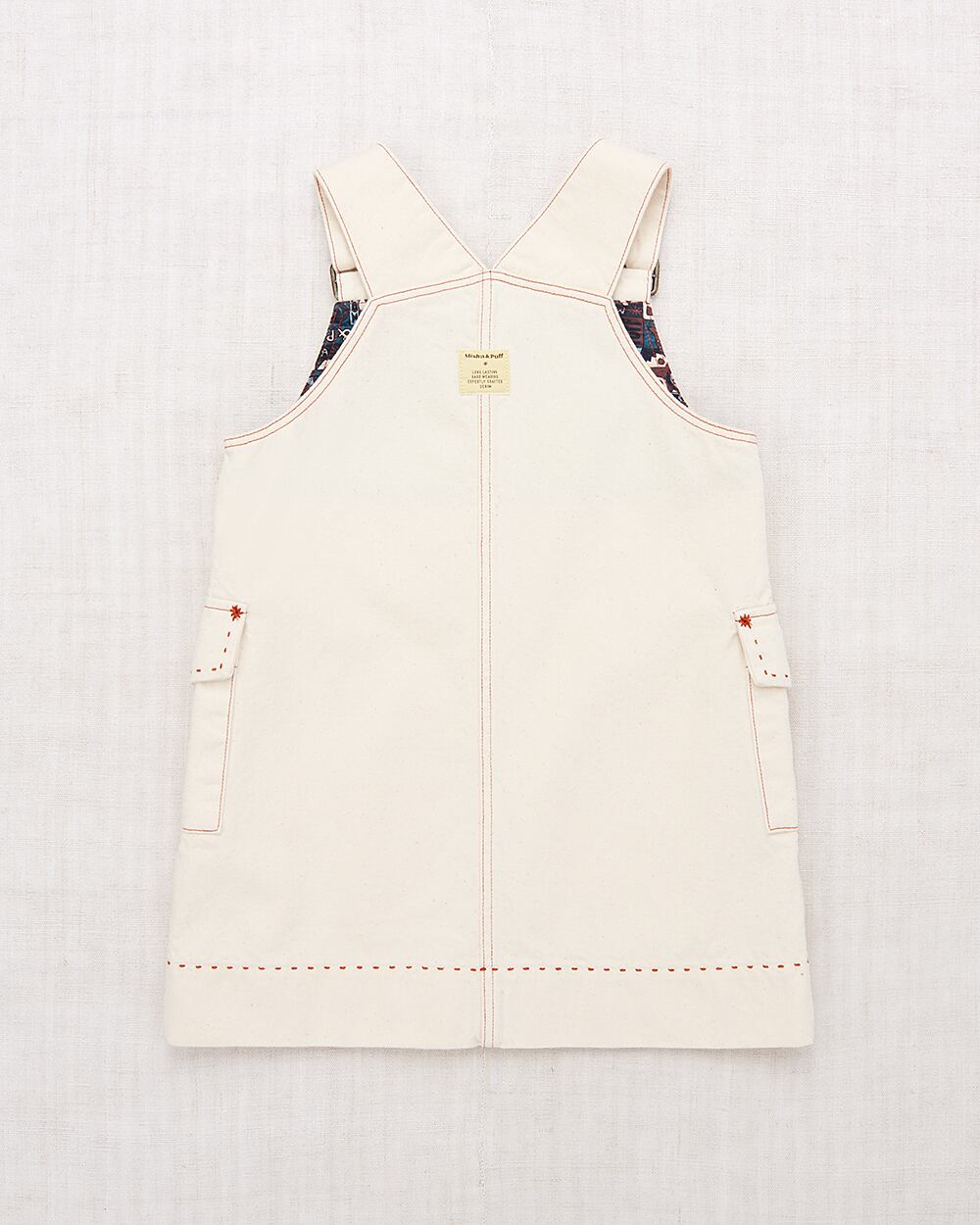 Misha & Puff Buckle Jumper Dress/ Gesso