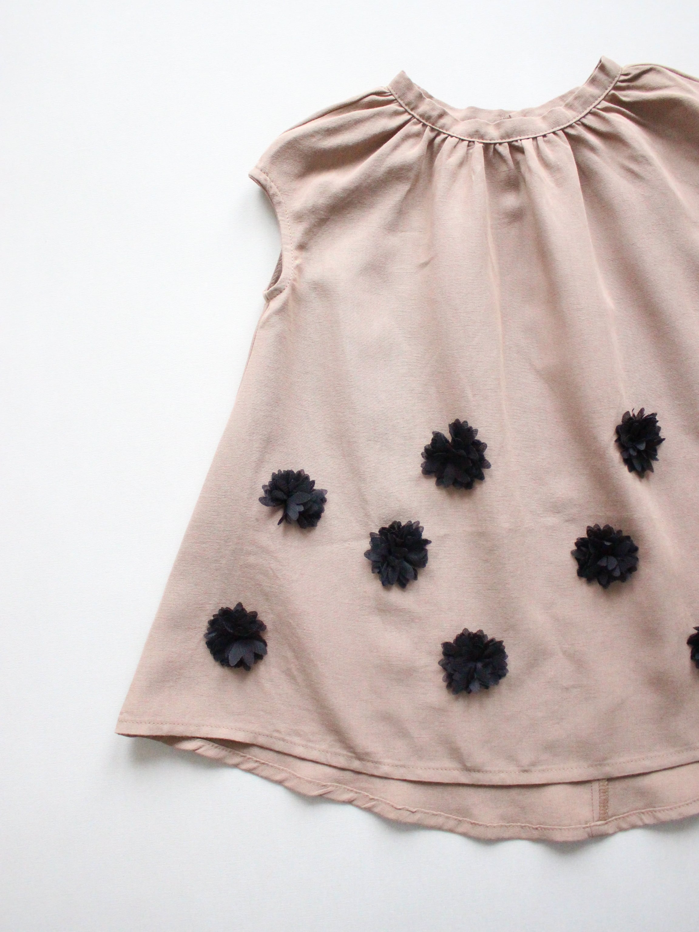 HELLO LUPO FIORI DRESS - NOCCIOLA