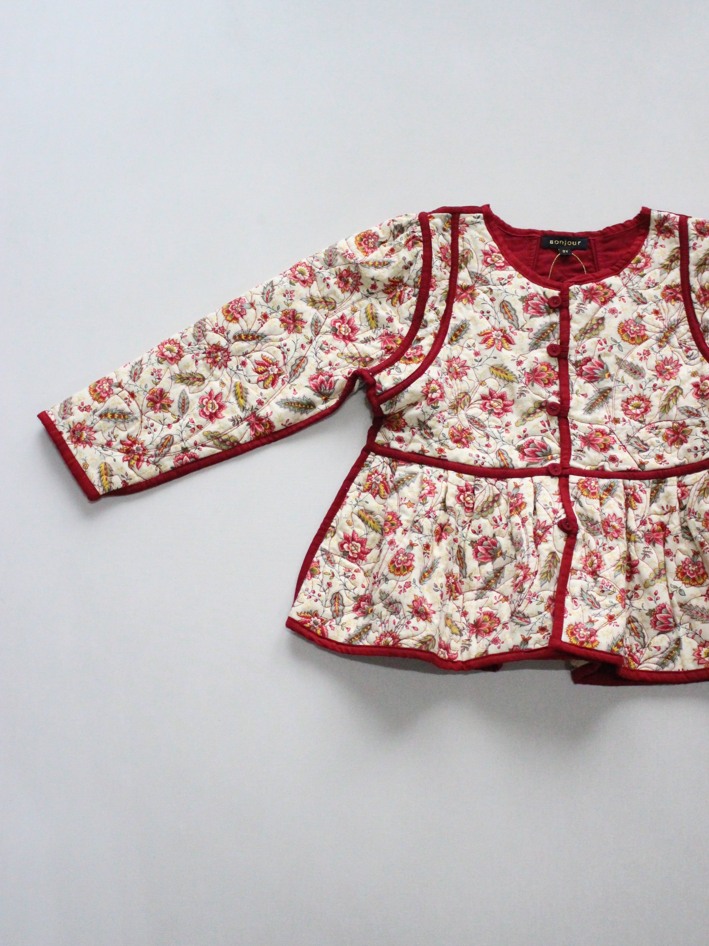 BONJOUR DIARY Quilted jacket Aline print