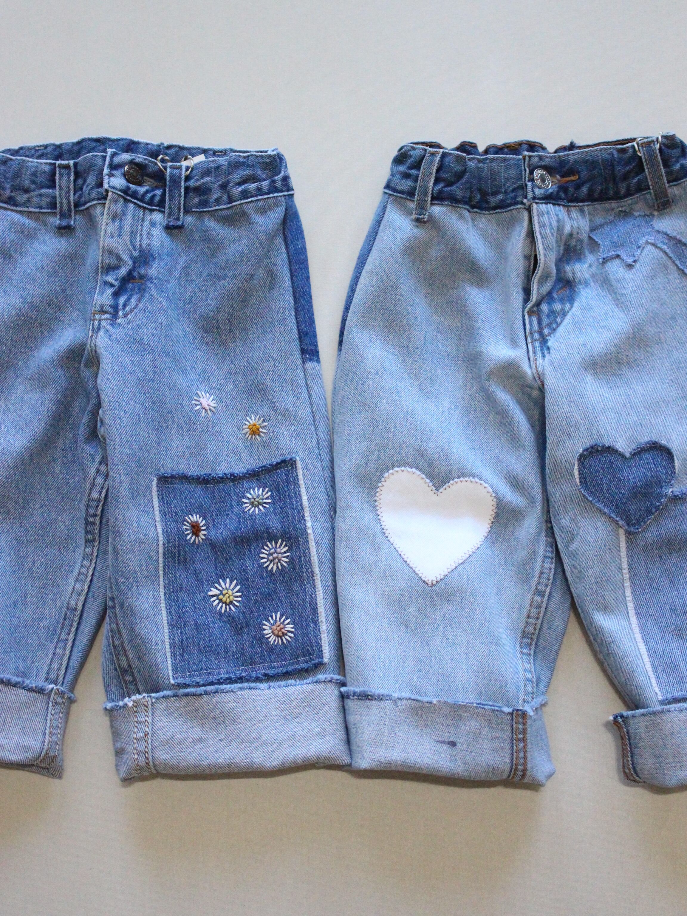Wunderlang Wild Flower Jeans "The color is light"