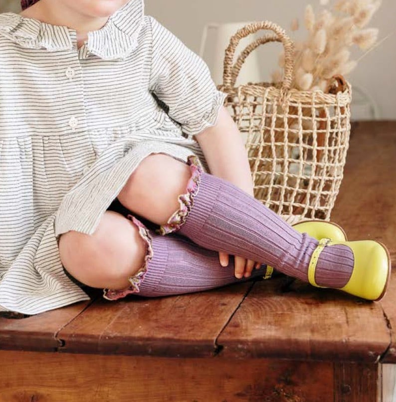 collegien Eglantine Knee-high Socks Doux Agneaux