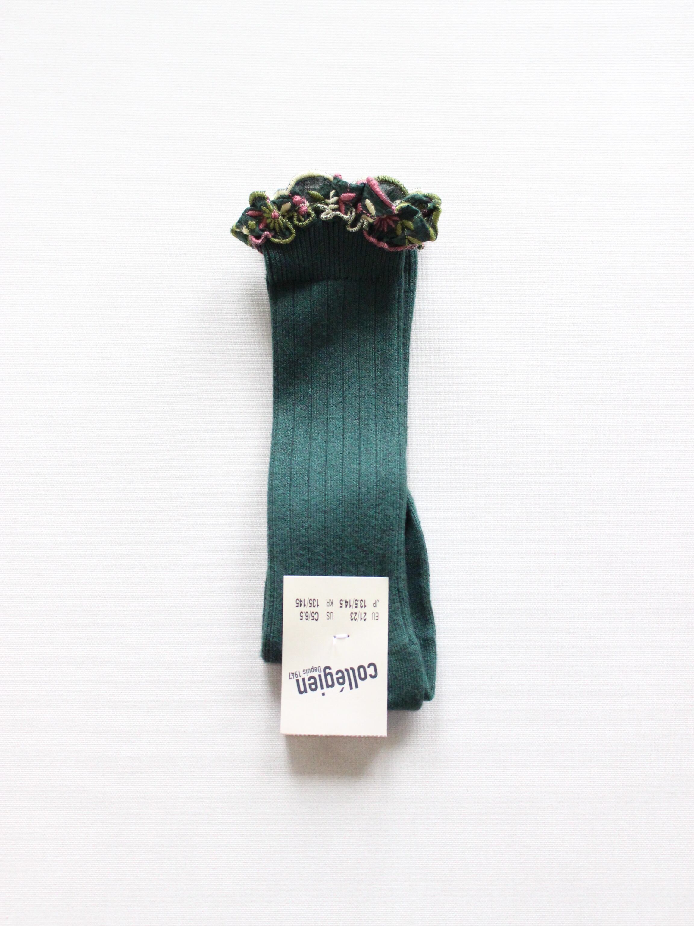 collegien Eglantine Knee-high Socks Vert Foret