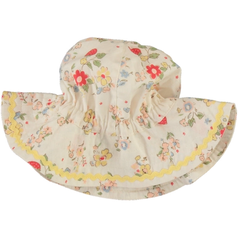 Bebe Organic Annice Baby Sunhat Strawberry Field