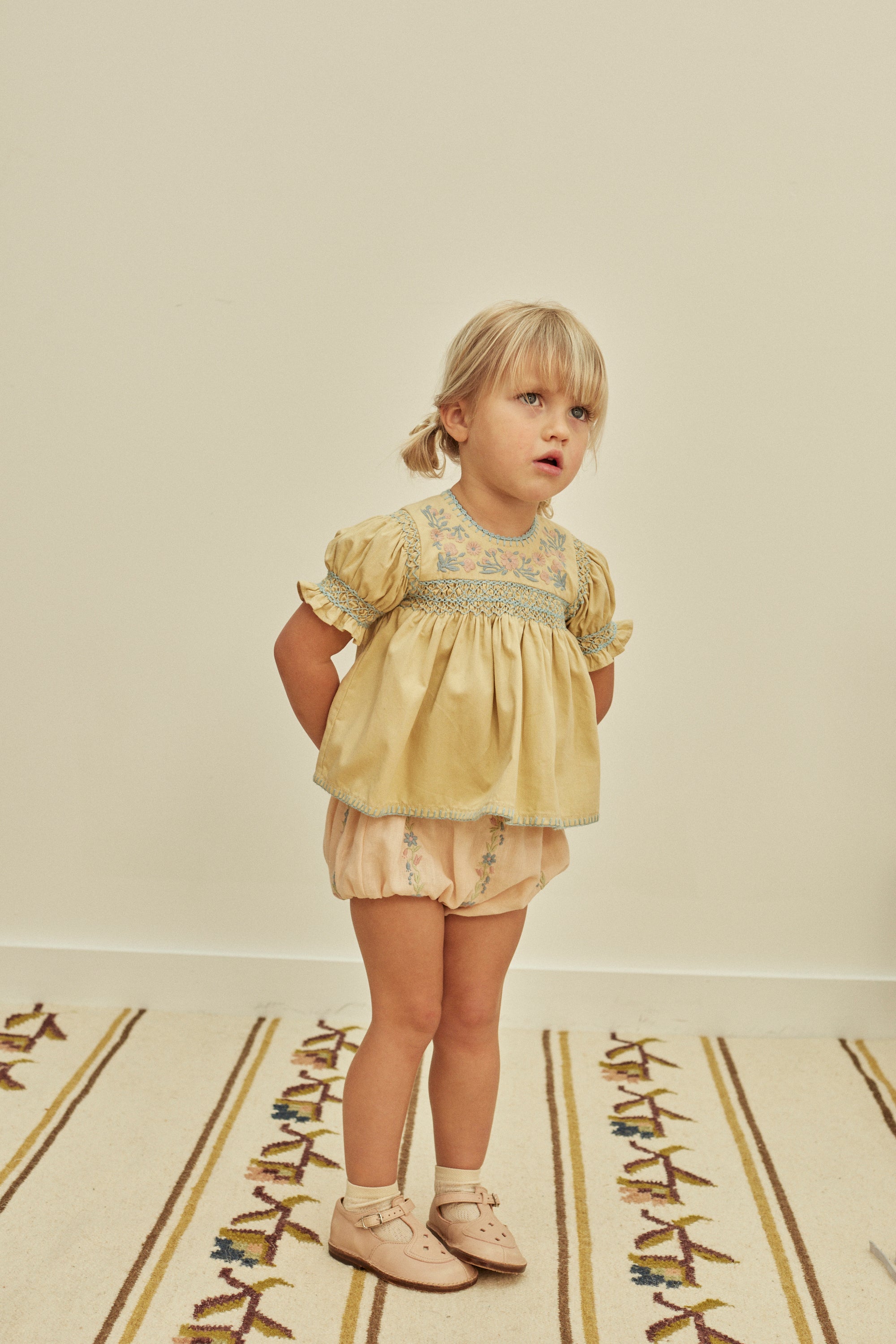 APOLINA BABY DORA BLOUSE - CLOUD