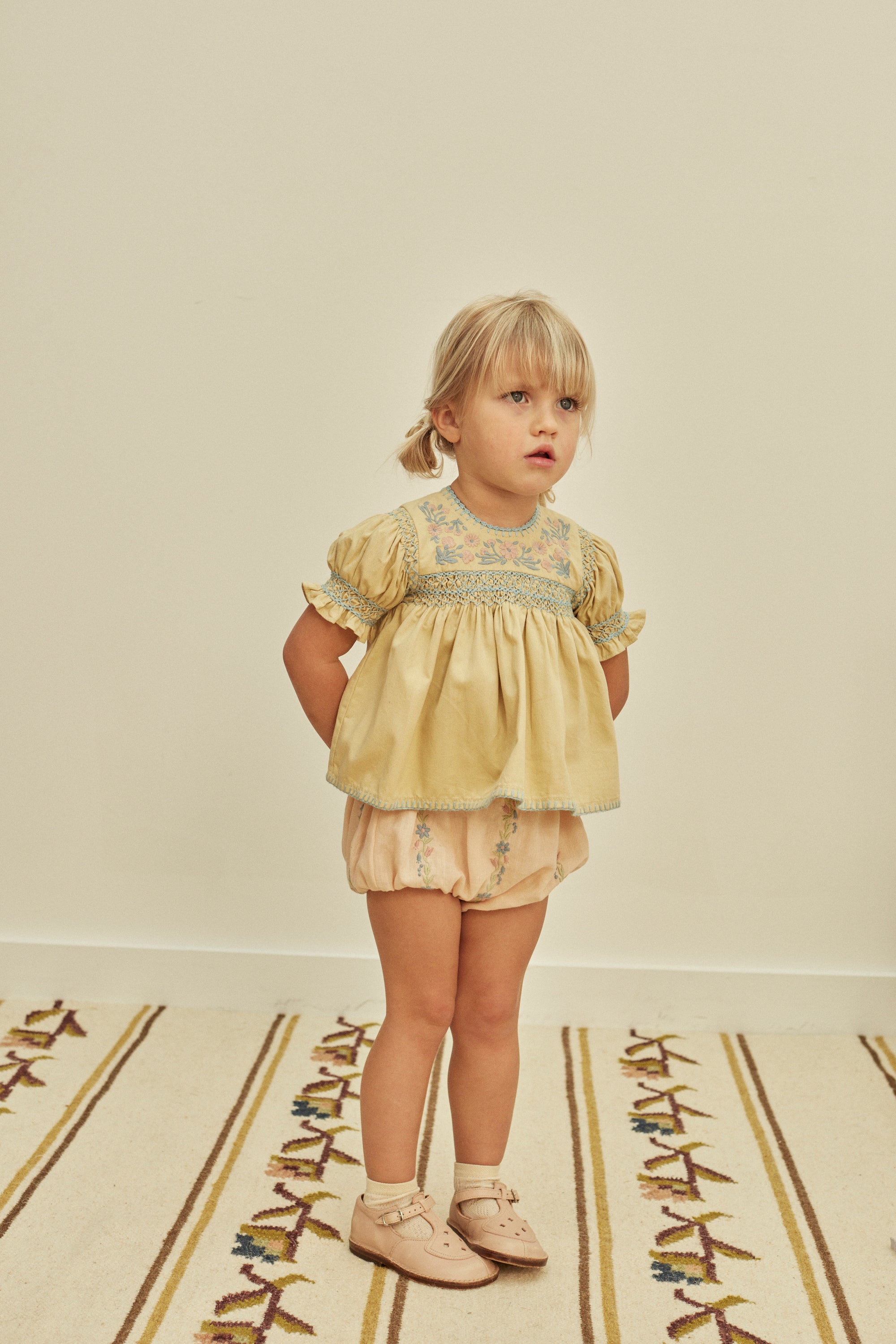 APOLINA BABY DORA BLOUSE - CLOUD