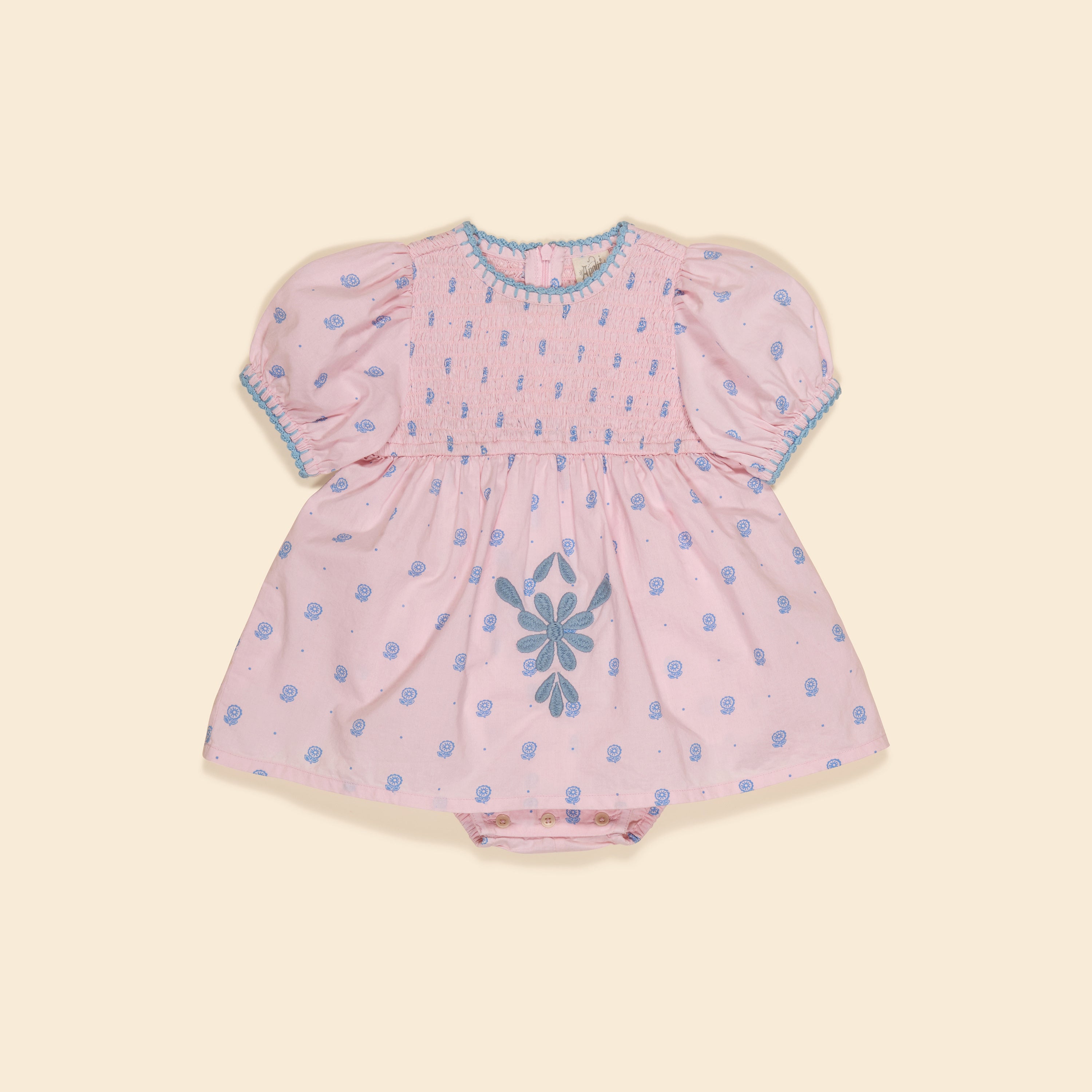 APOLINA BABY NOEMIE DRESS - STUDIO CALICO PINK
