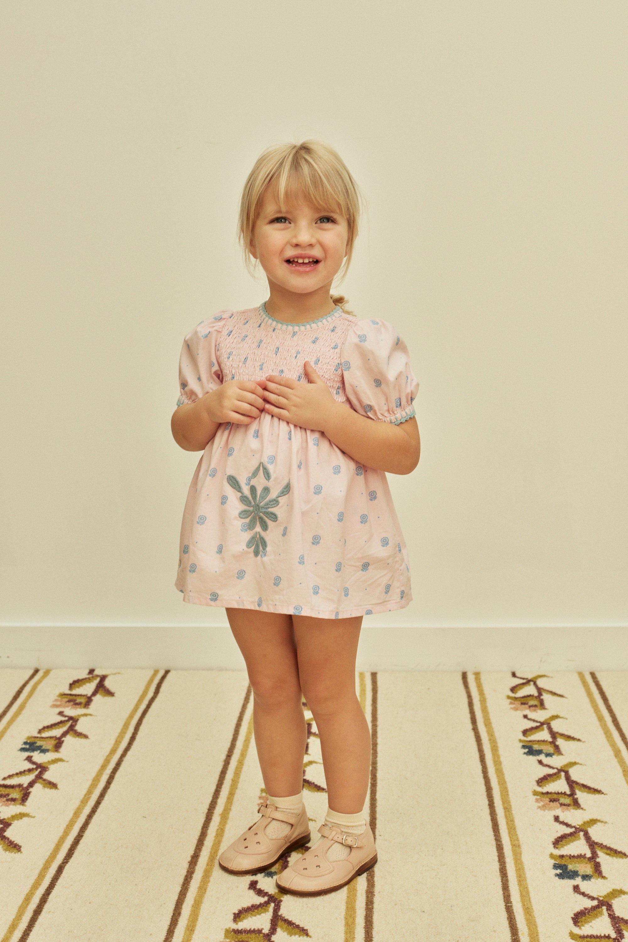 APOLINA BABY NOEMIE DRESS - STUDIO CALICO PINK