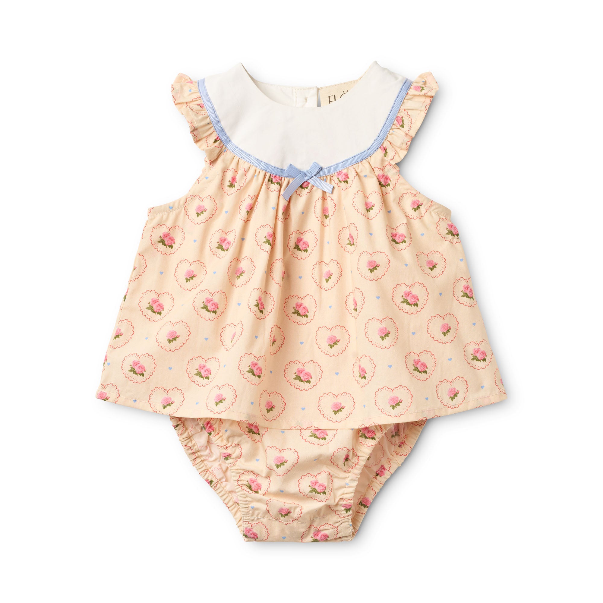 Flöss Fresa Berta Romper Rosy Heart