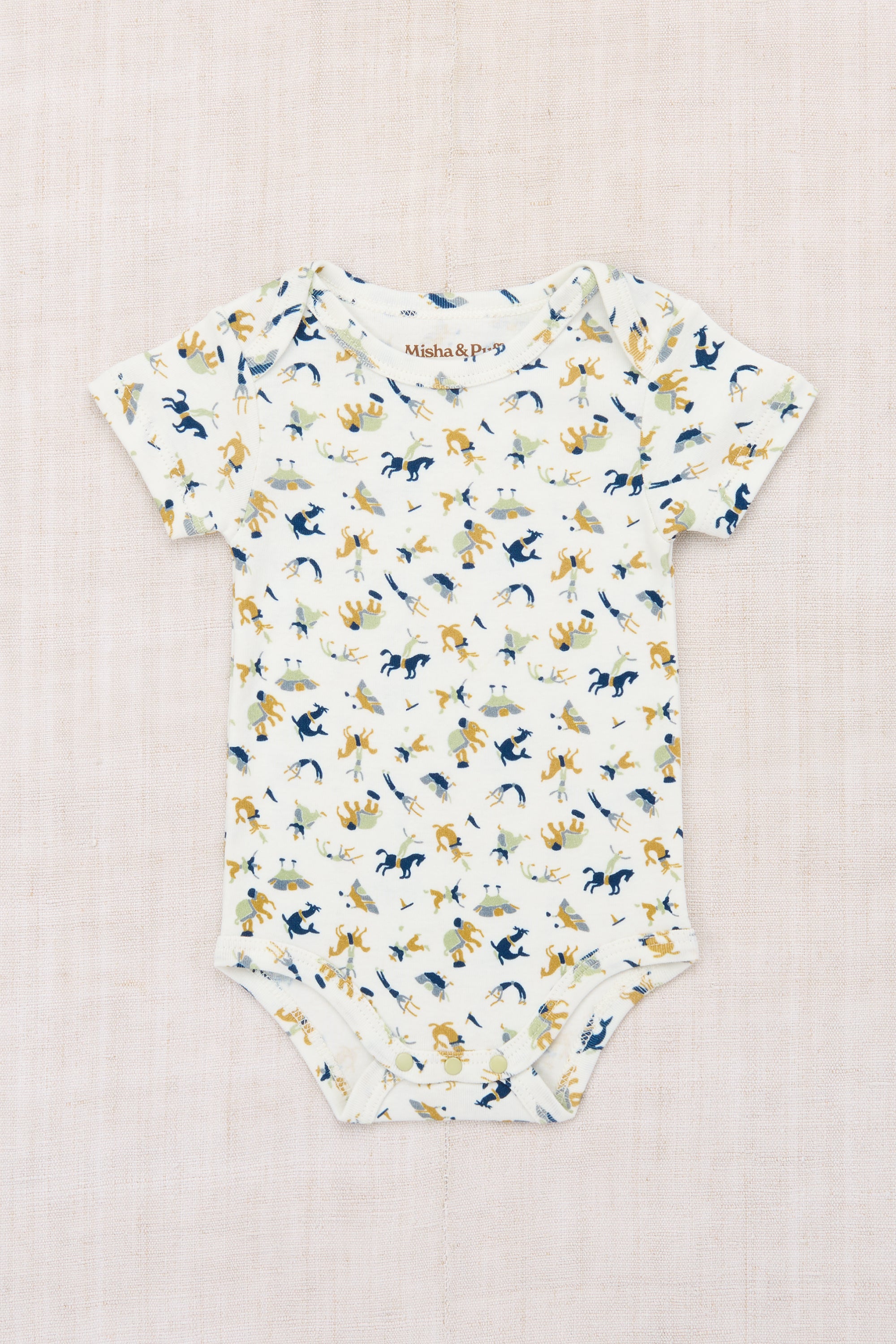Misha & Puff BABY LAP ONESIE MARZIPAN CIRCUS 26ss Drop1