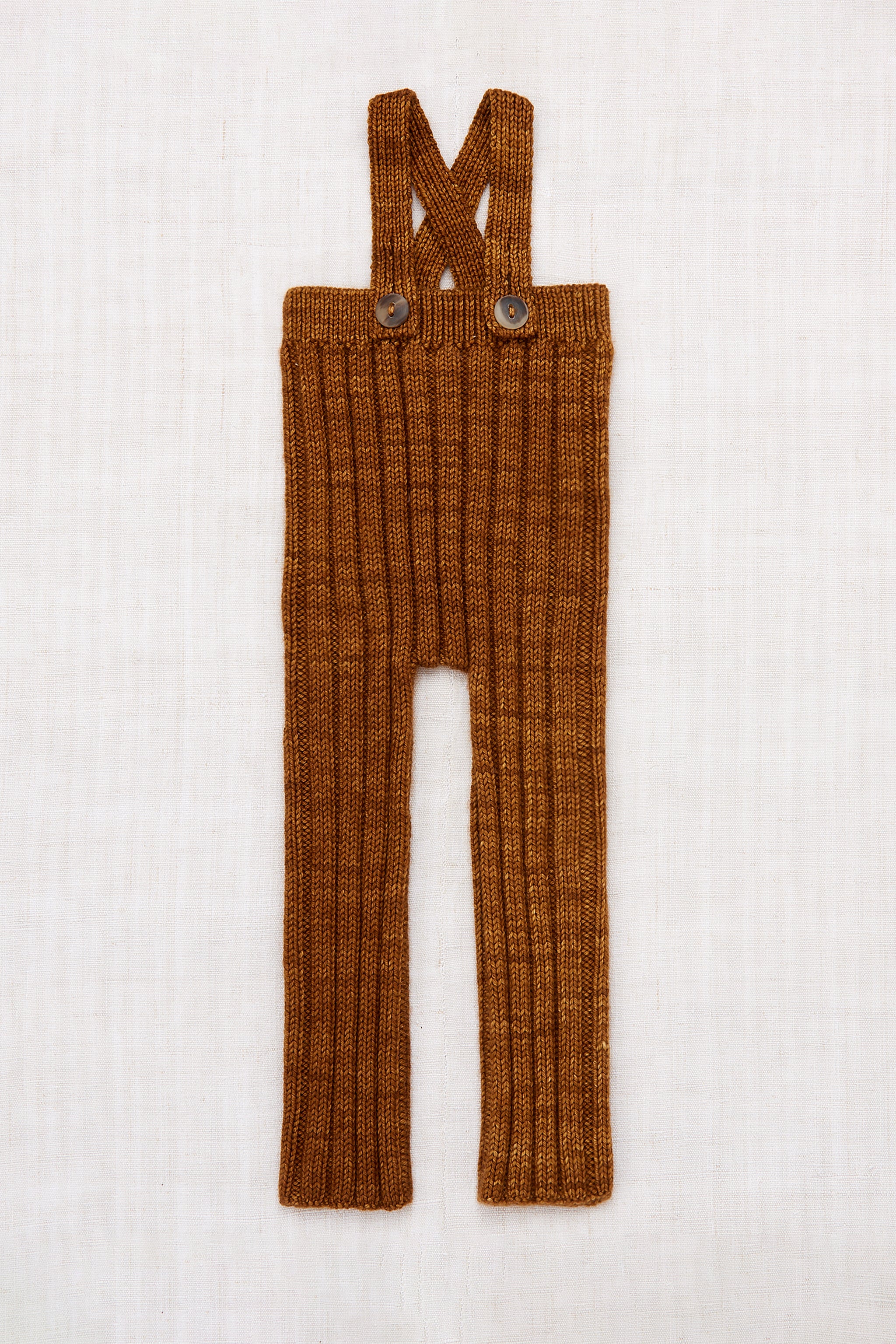 Misha & Puff BABY RIB LONGIES (NUTMEG) 26aw Drop1