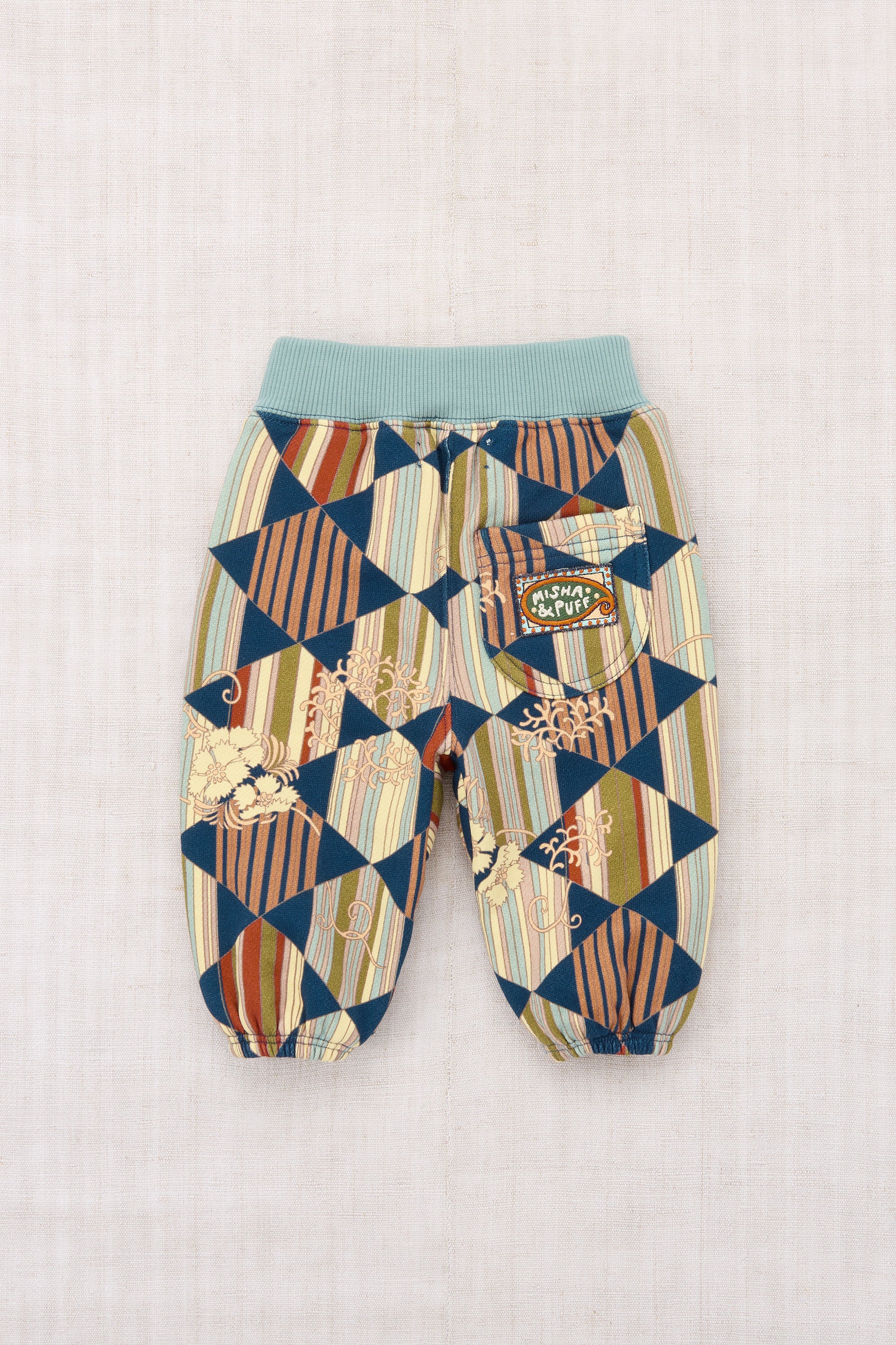 Misha & Puff BABY GYMCLASS JOGGER (MARINE BLUE Tessellation) 26aw Drop1