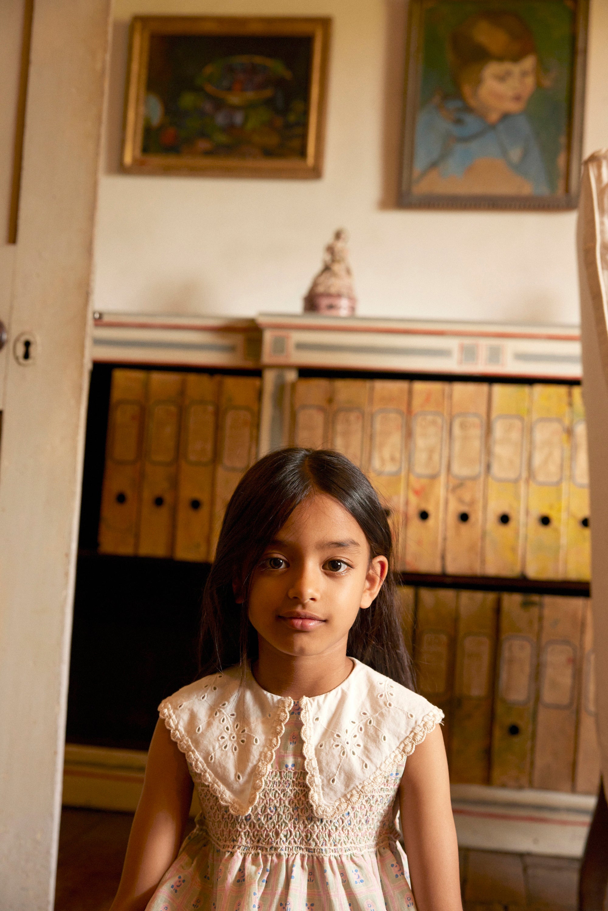 APOLINA CORNELIA S/L SMOCK DRESS - ROSEPANEL MINT