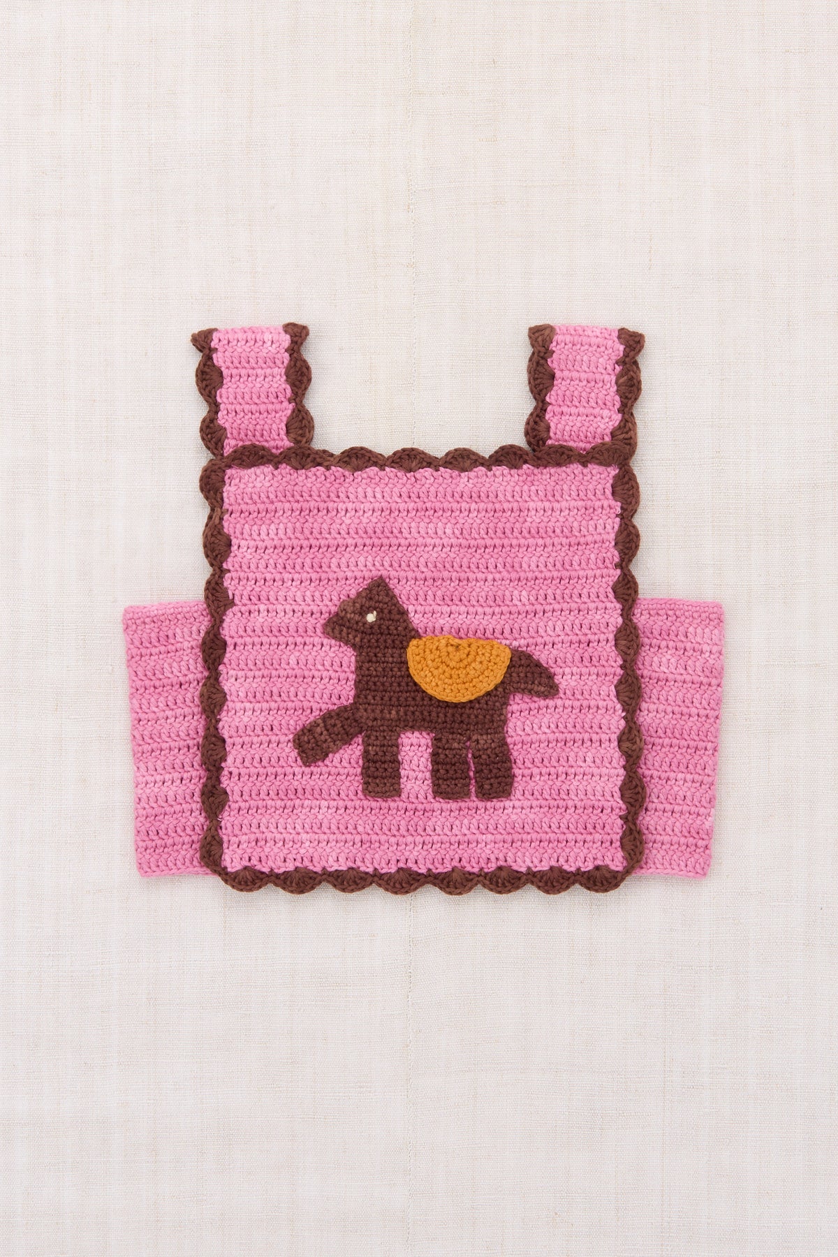 Misha & Puff CROCHET HORSE TOP AZALEA 26ss Drop2
