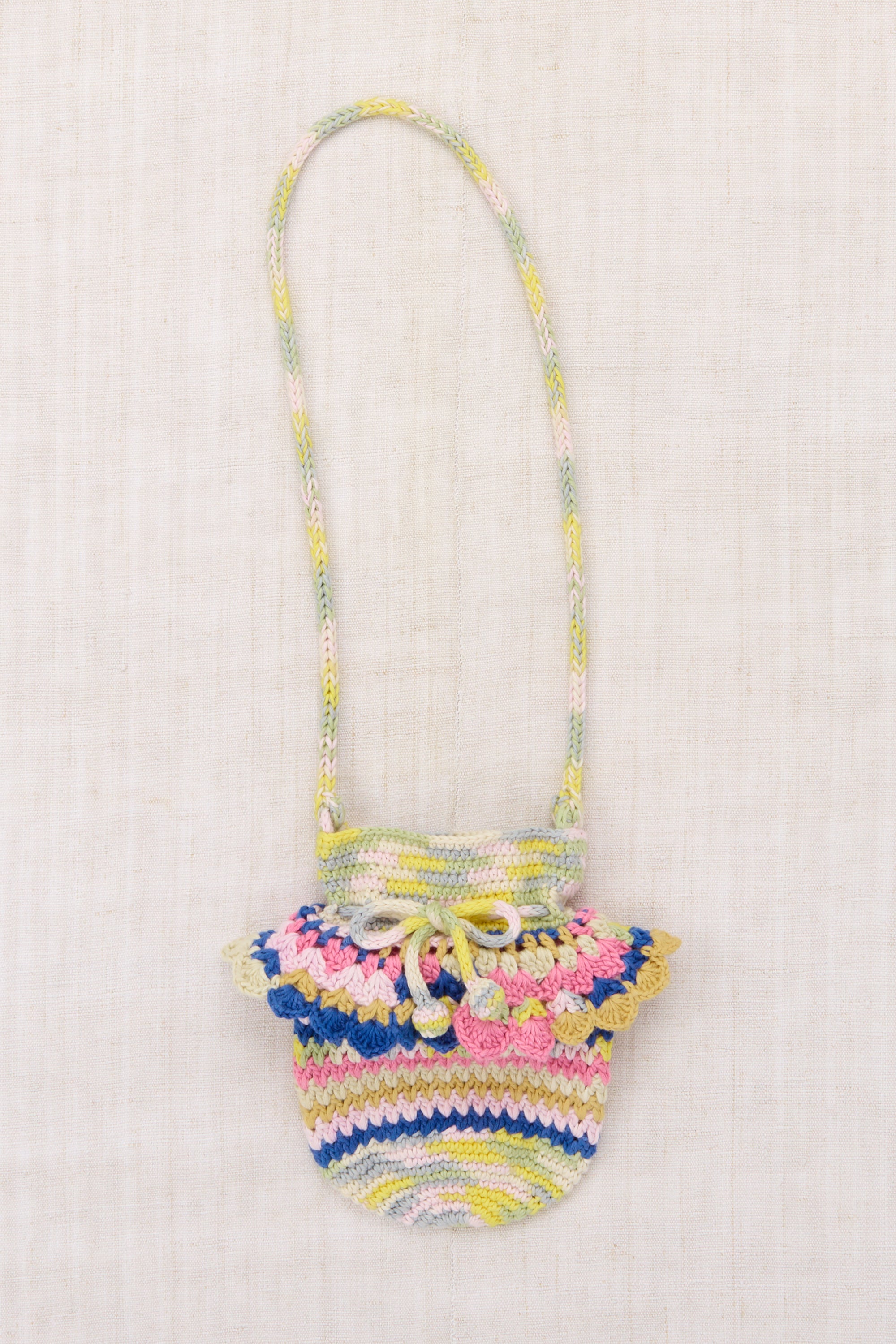 Misha & Puff CROCHET JOYA SHOULDER BAG BUBBLE SPACE DYE 26ss Drop1