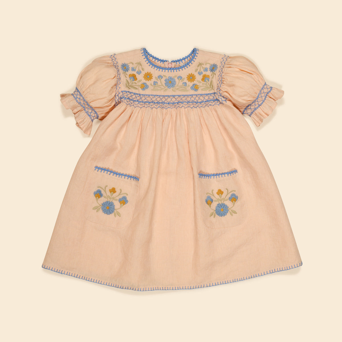 APOLINA DORA DRESS - SATIN PINK