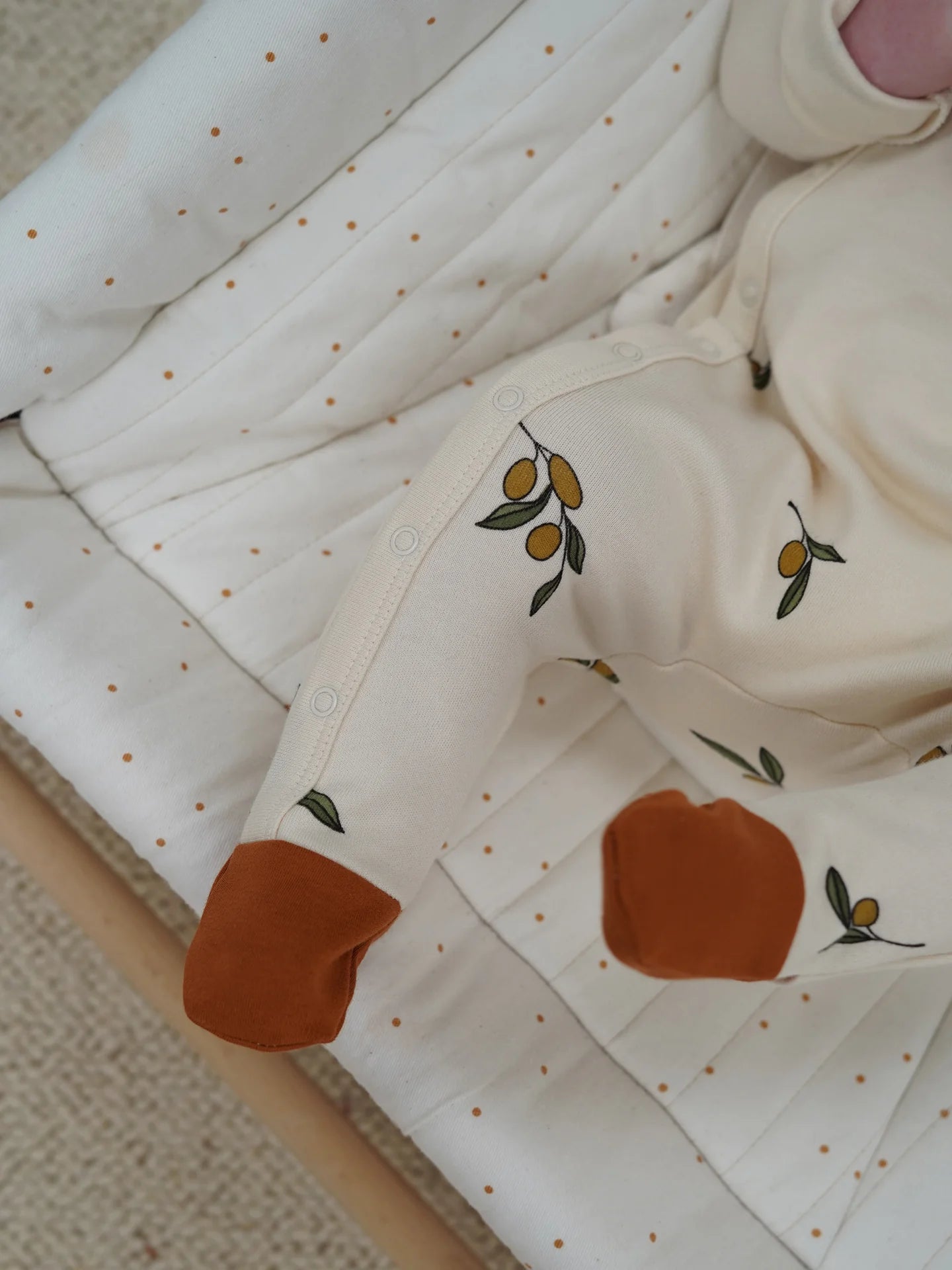 ORGANIC ZOO Cottonfield Suit with contrast feet