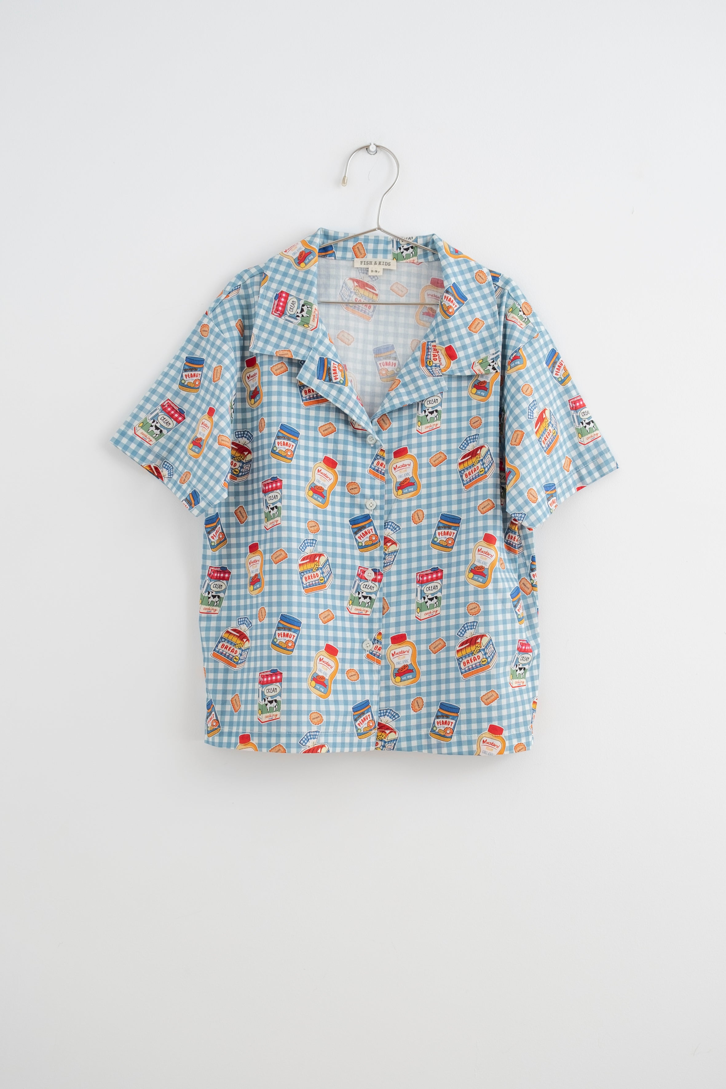 FISH & KIDS BREAKFAST SHIRT BLUE