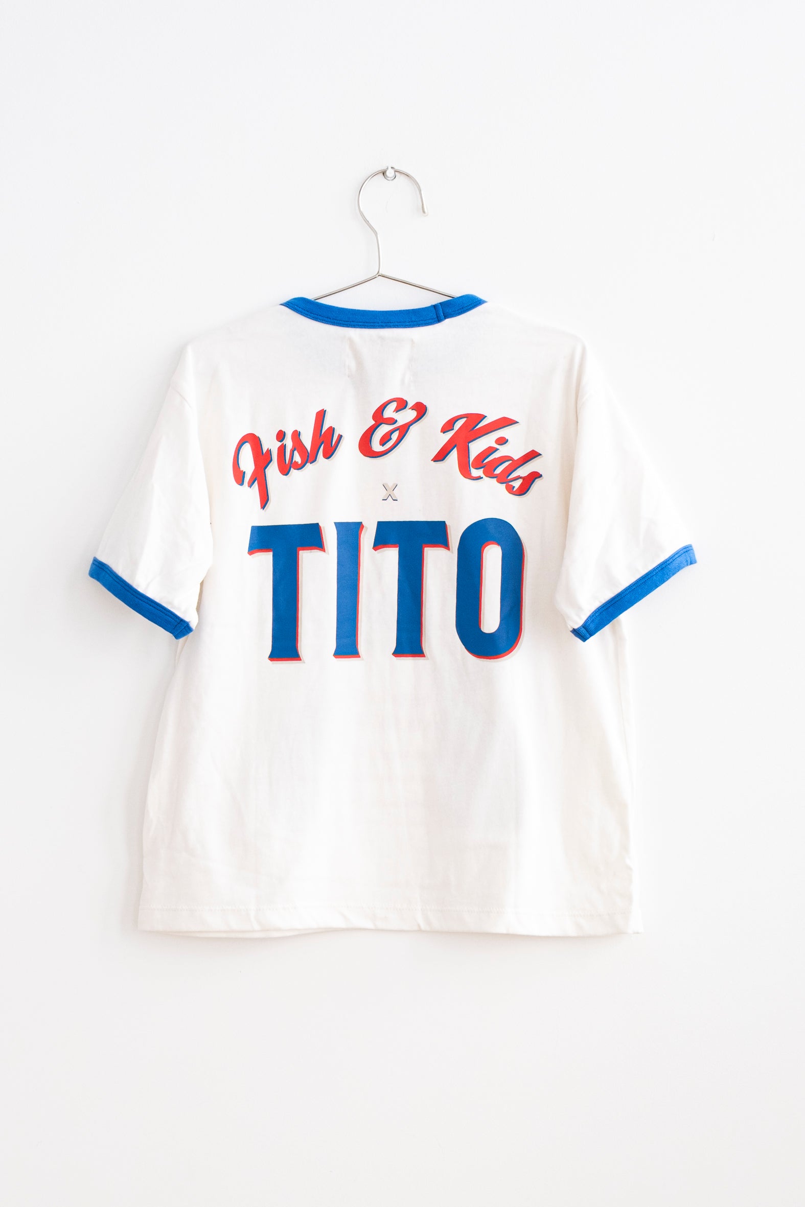 FISH & KIDS CONTRAST COLOR T-SHIRT