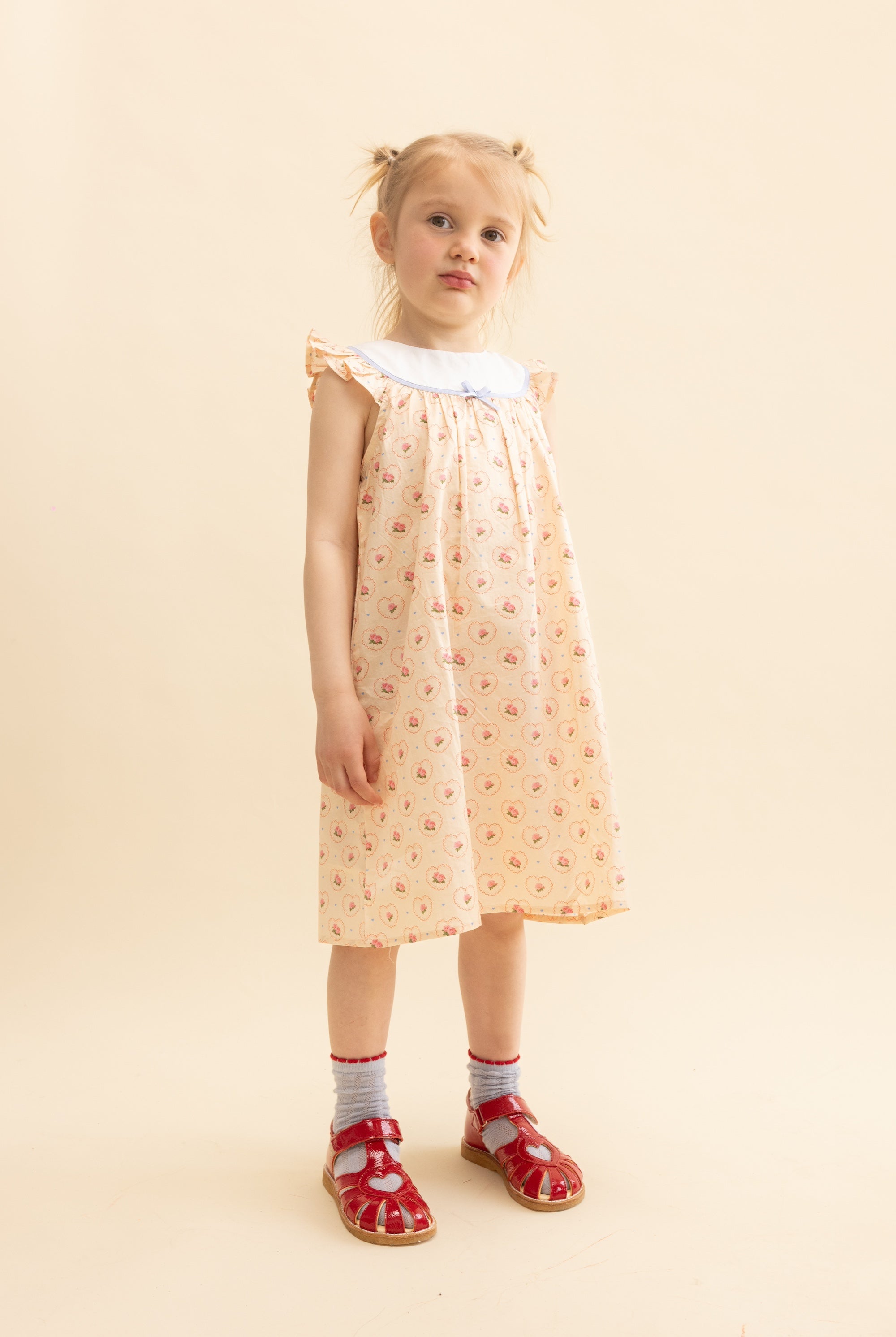 Flöss Berta Dress Rosy Heart