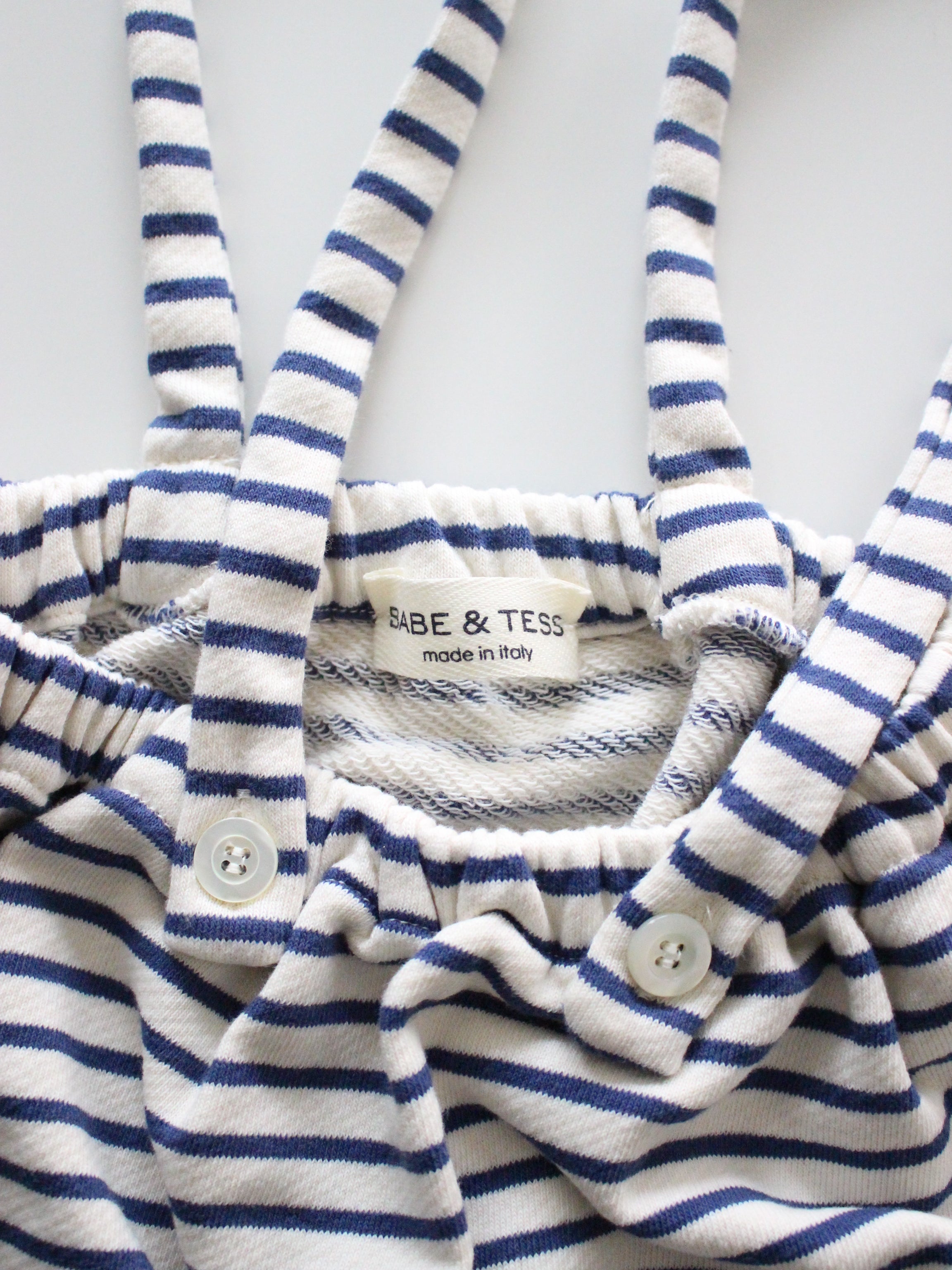 BABE & TESS Sweet salopette Jumpsuit Naby blue