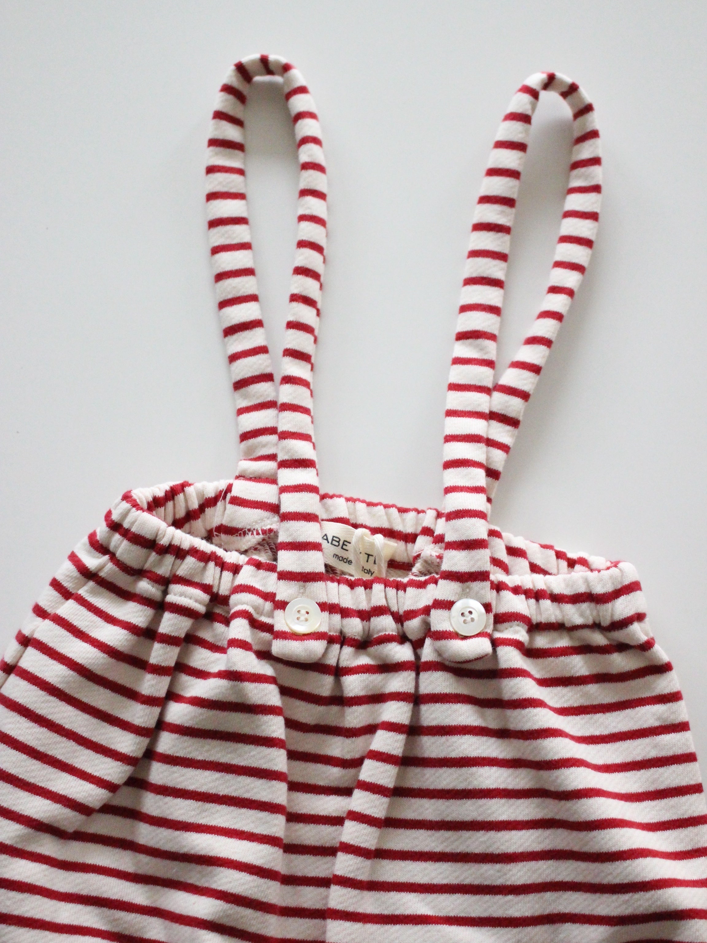 BABE & TESS Sweet salopette Jumpsuit Red