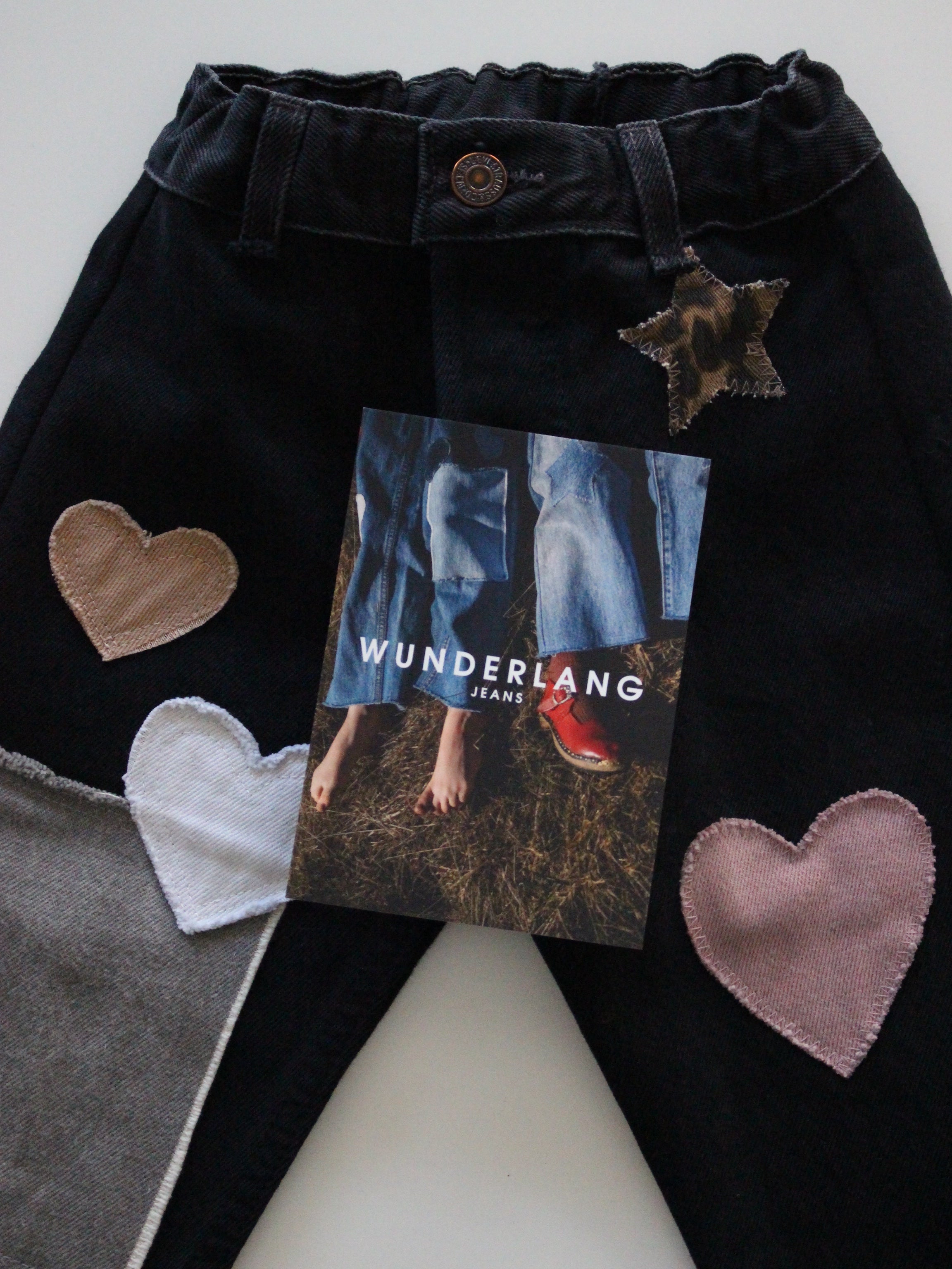 Wunderlang LOVE Jeans "black"