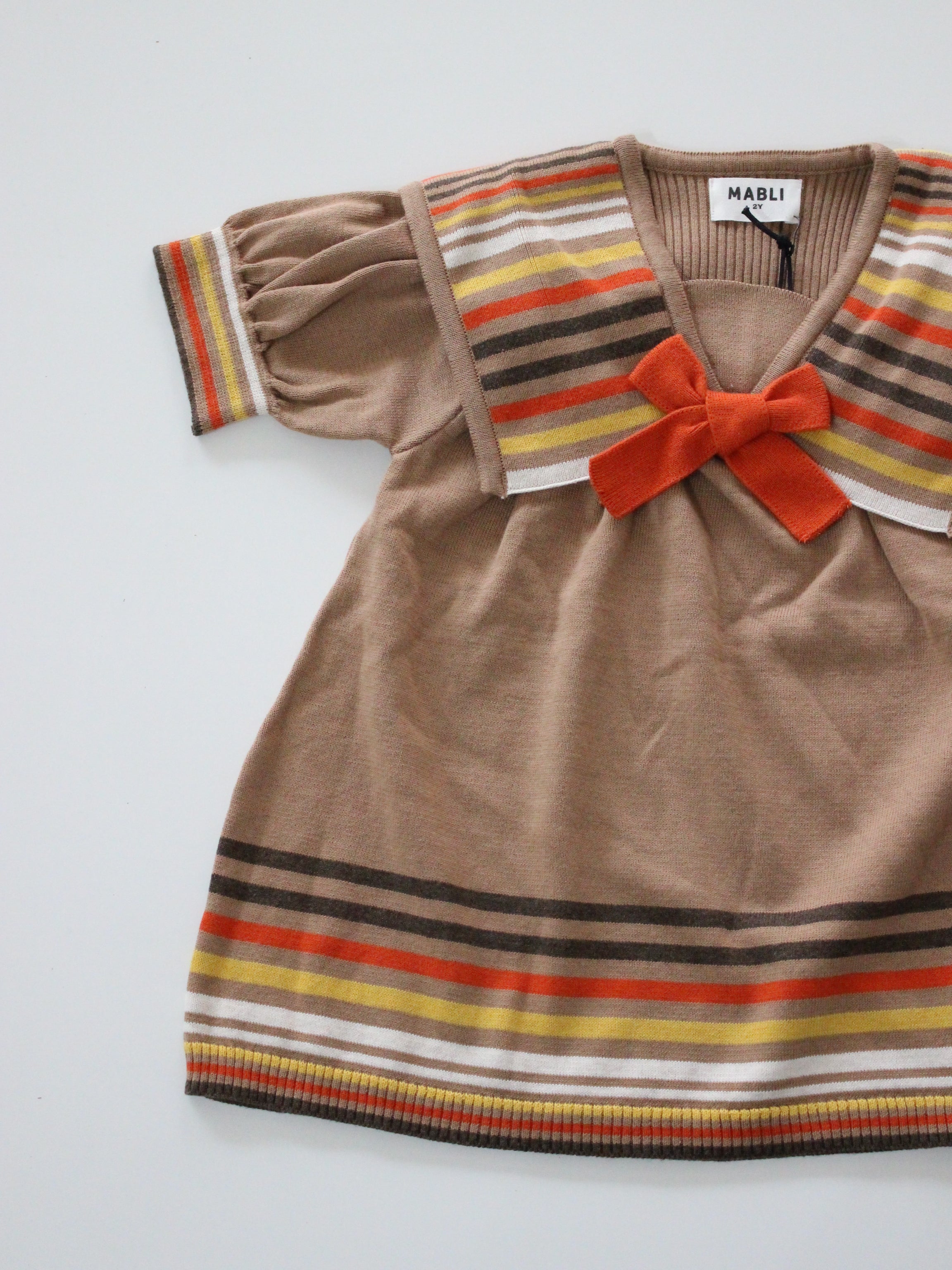 MABLI CORDELIA DRESS SHELL PORTOBELLO