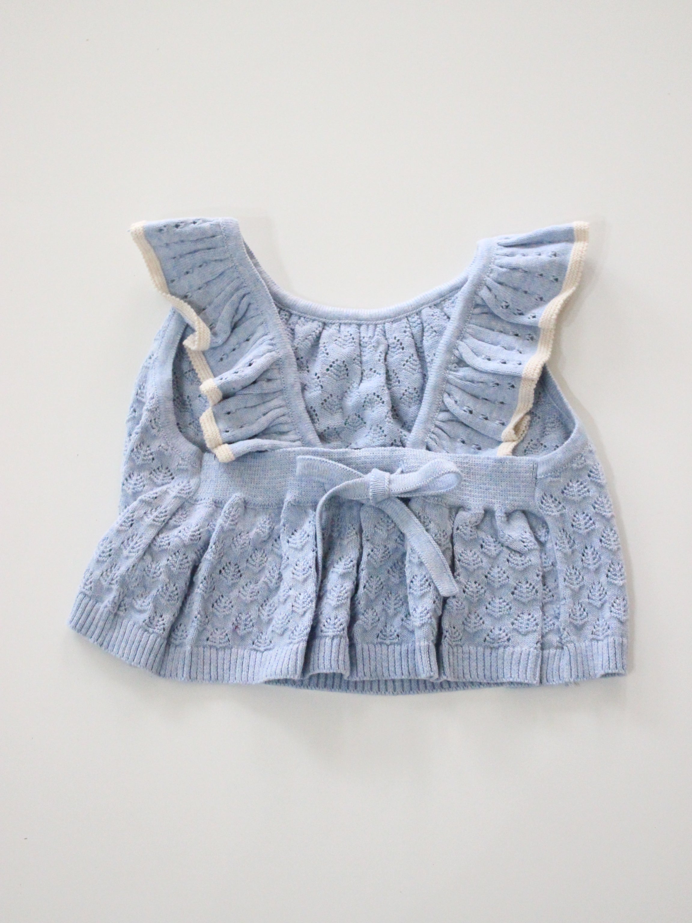 MABLI ELENA VEST LIGHT CHAMBRAY