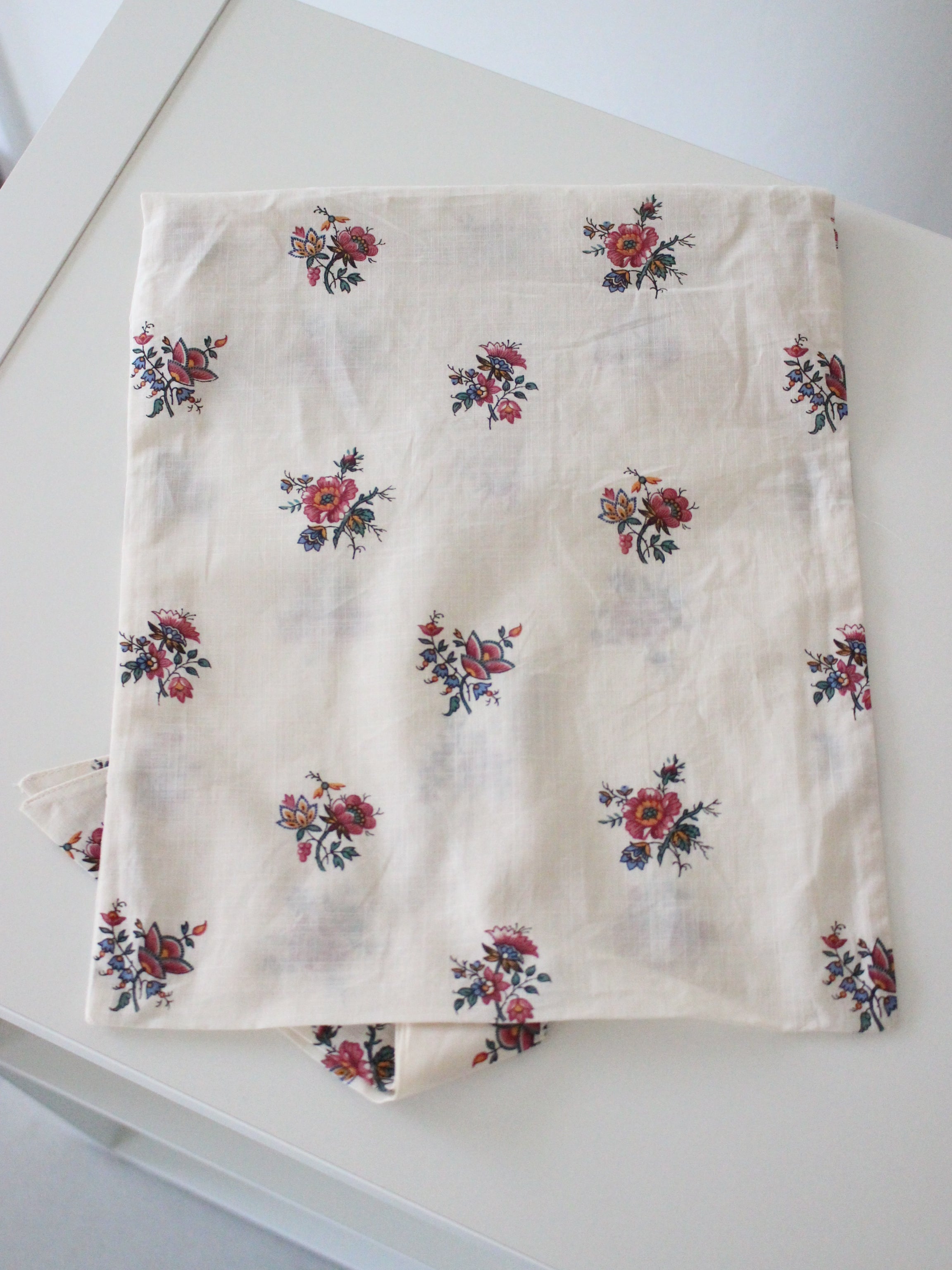 Suranné Handsmock blouse Garden print - organic slub voile 大人SIZE