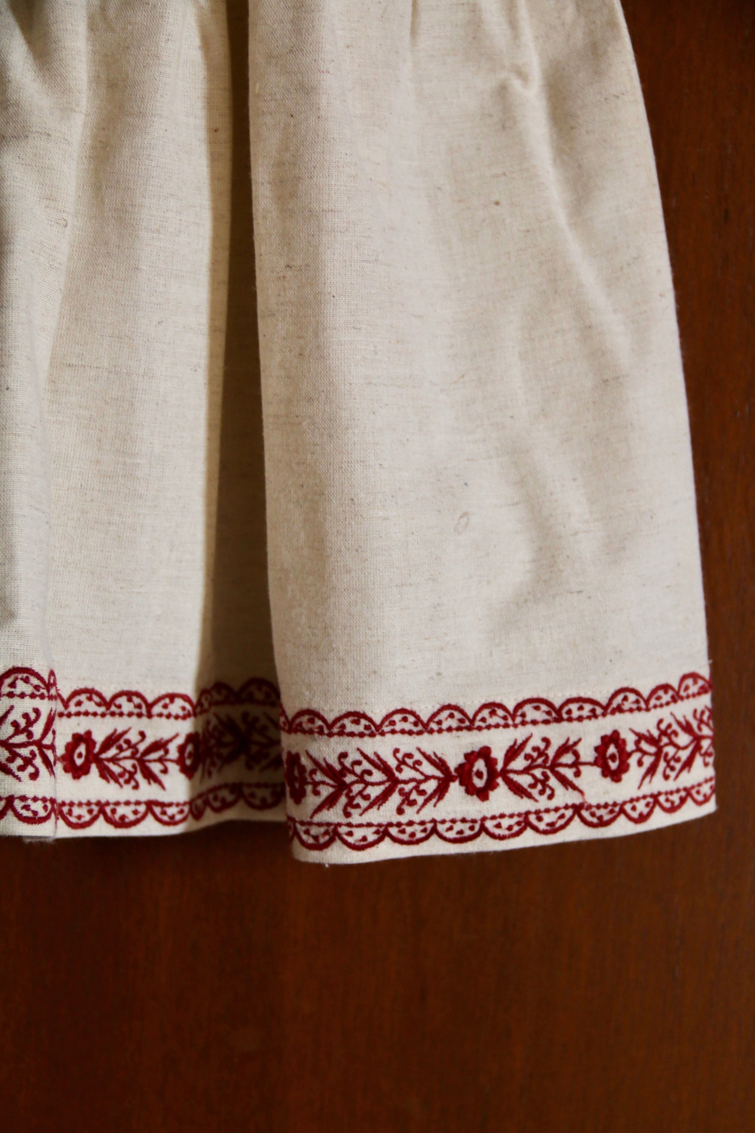 BONJOUR DIARY "Heidi" dress Natural cotton flex
