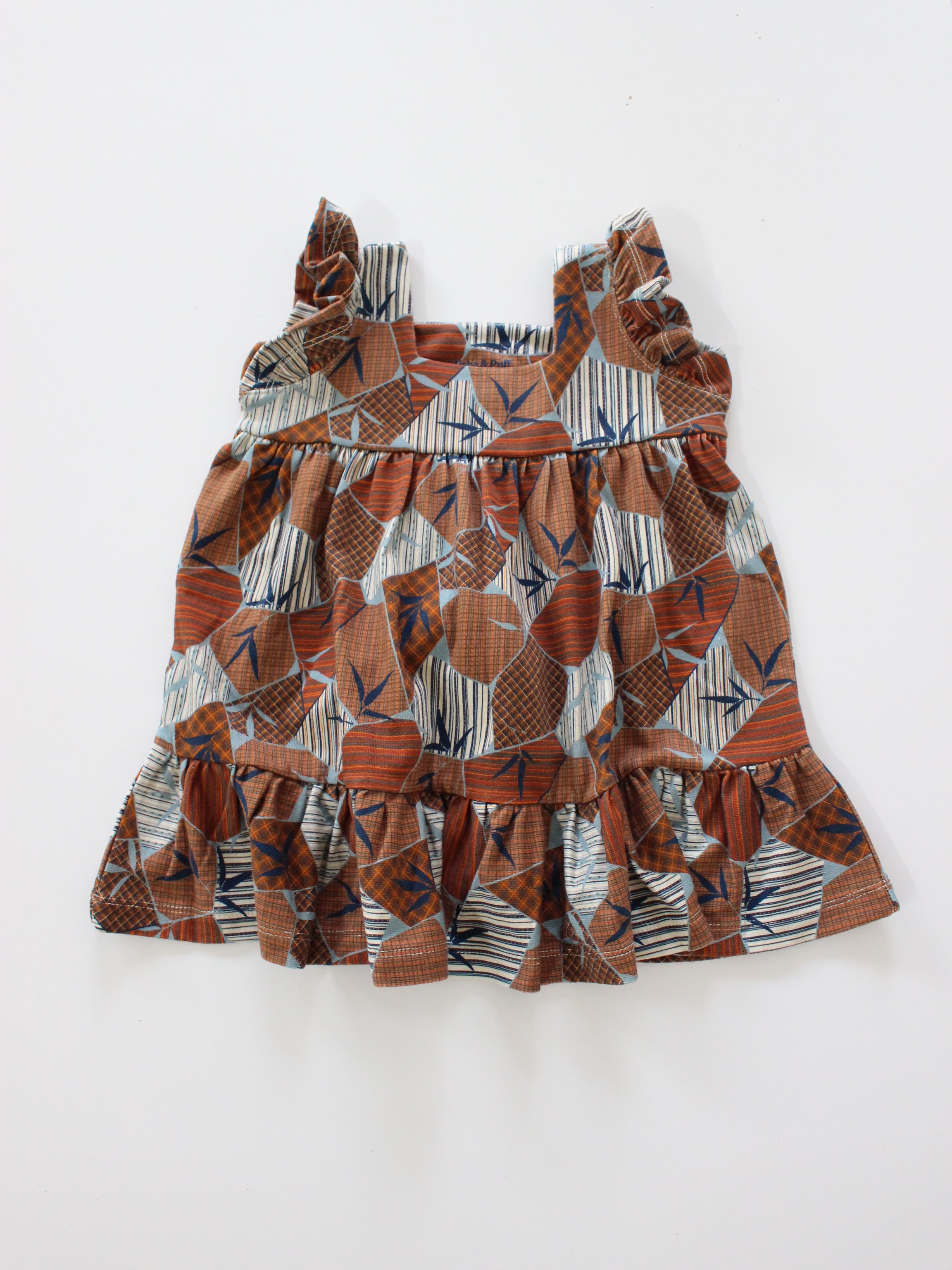 Misha & Puff RUFFLE SLEEVE DRESS (ROSE GOLD KYOTO) 26aw Drop1