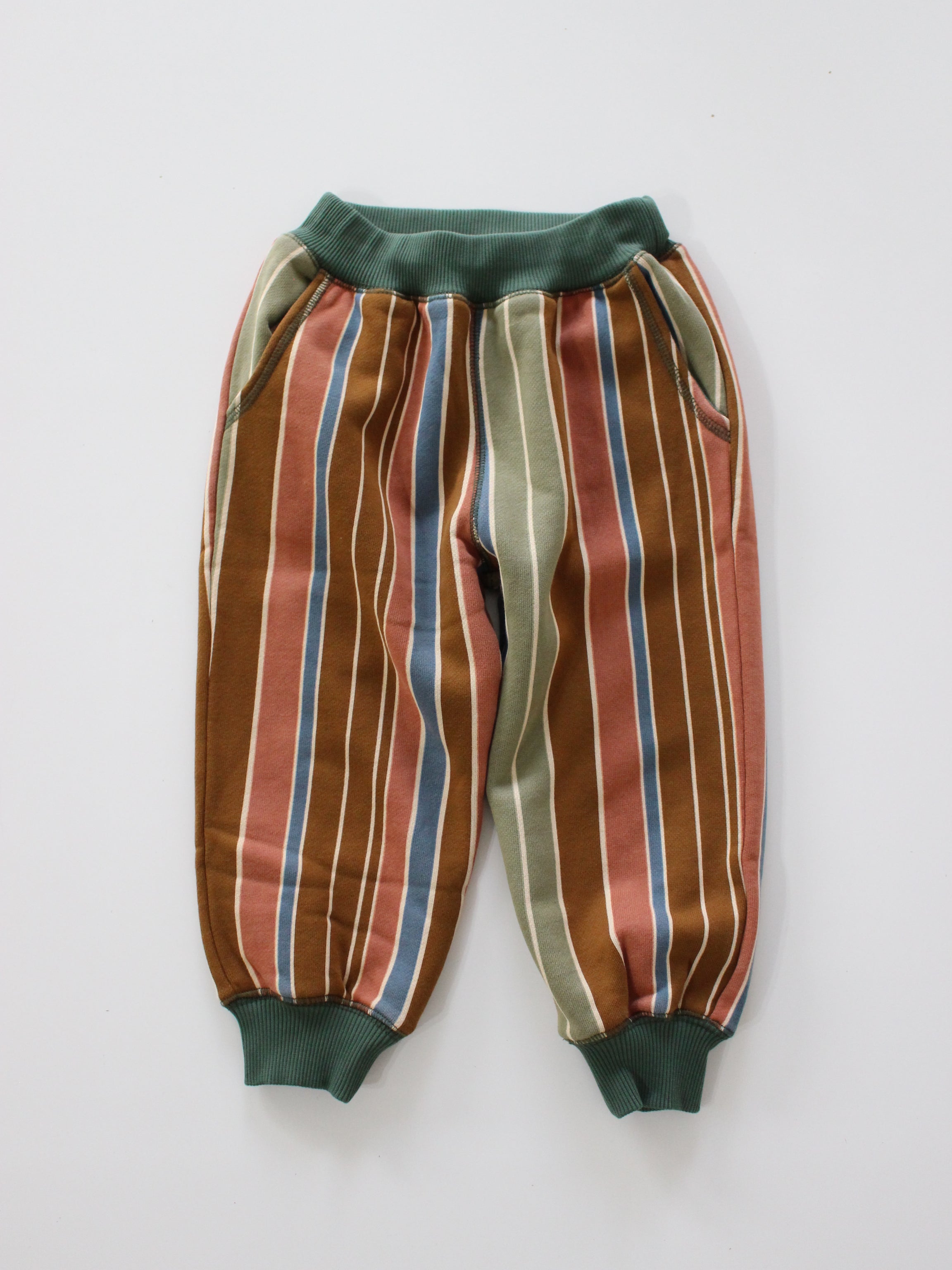 Misha & Puff COURT JOGGER (NUTMEG AFTERSCHOOL STRIPE) 26aw Drop1