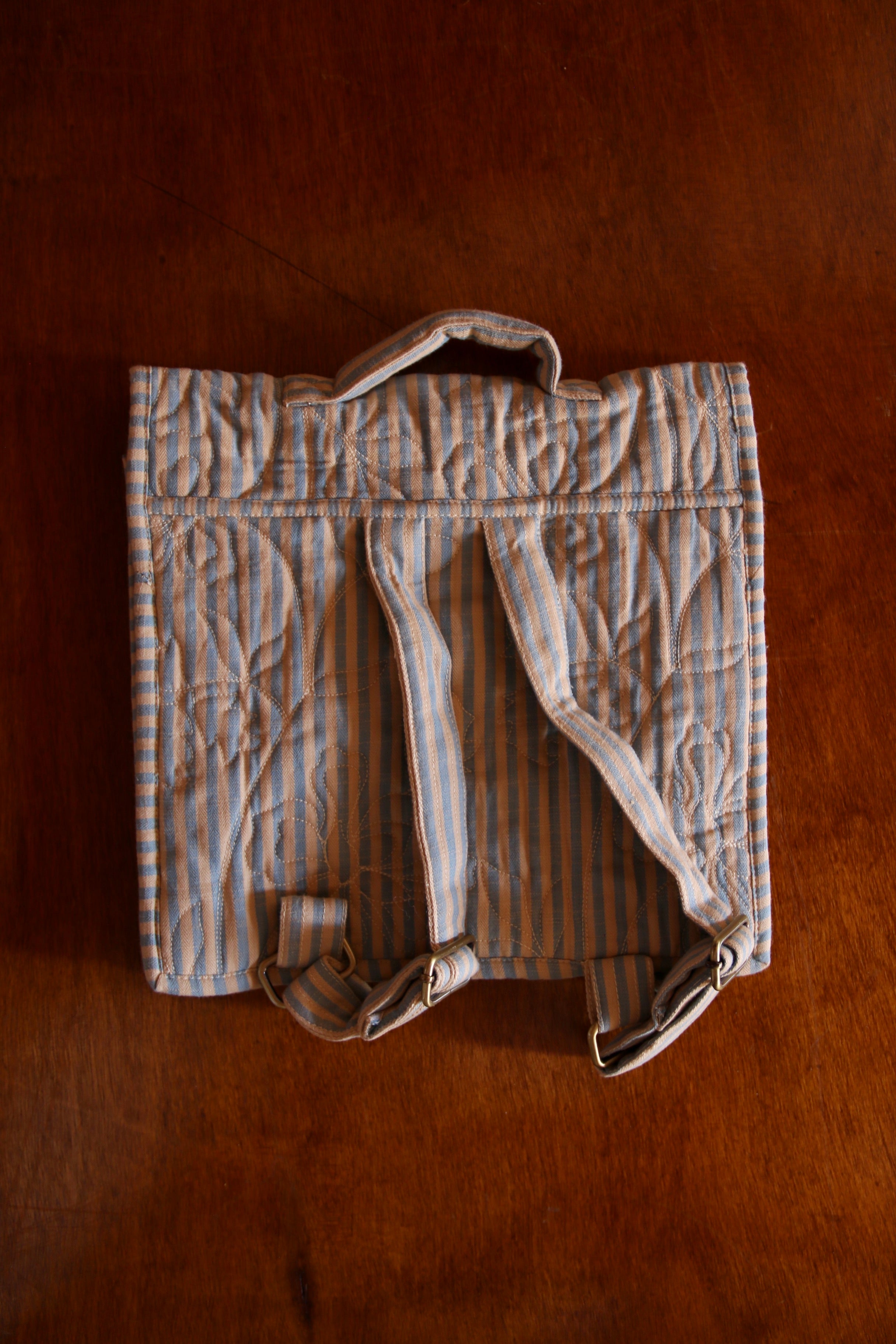 BONJOUR DIARY School bag Transat stripe