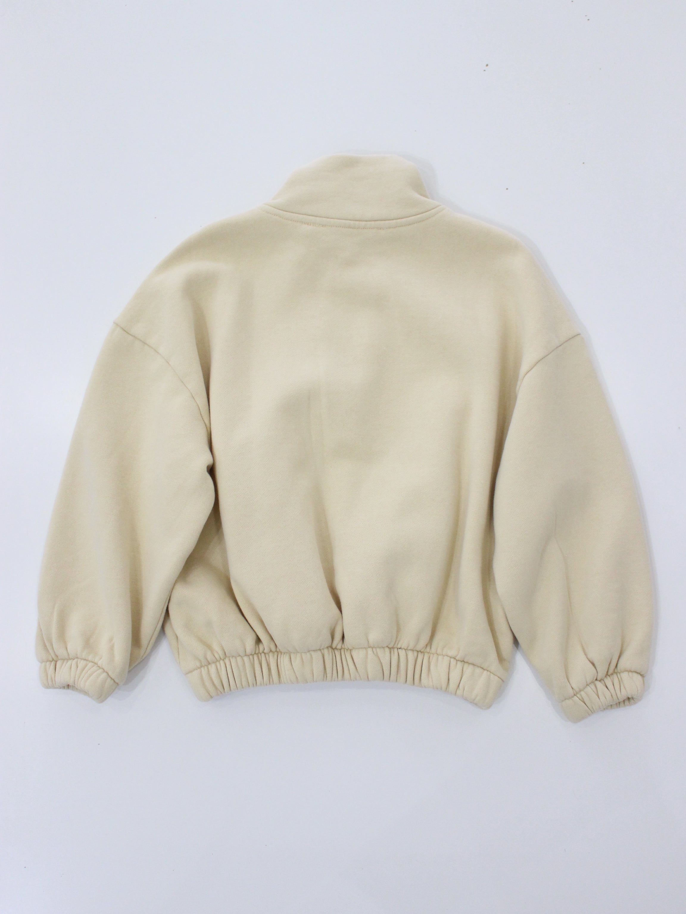 main story Half Zip Funnel Sweatshirt Tortilla